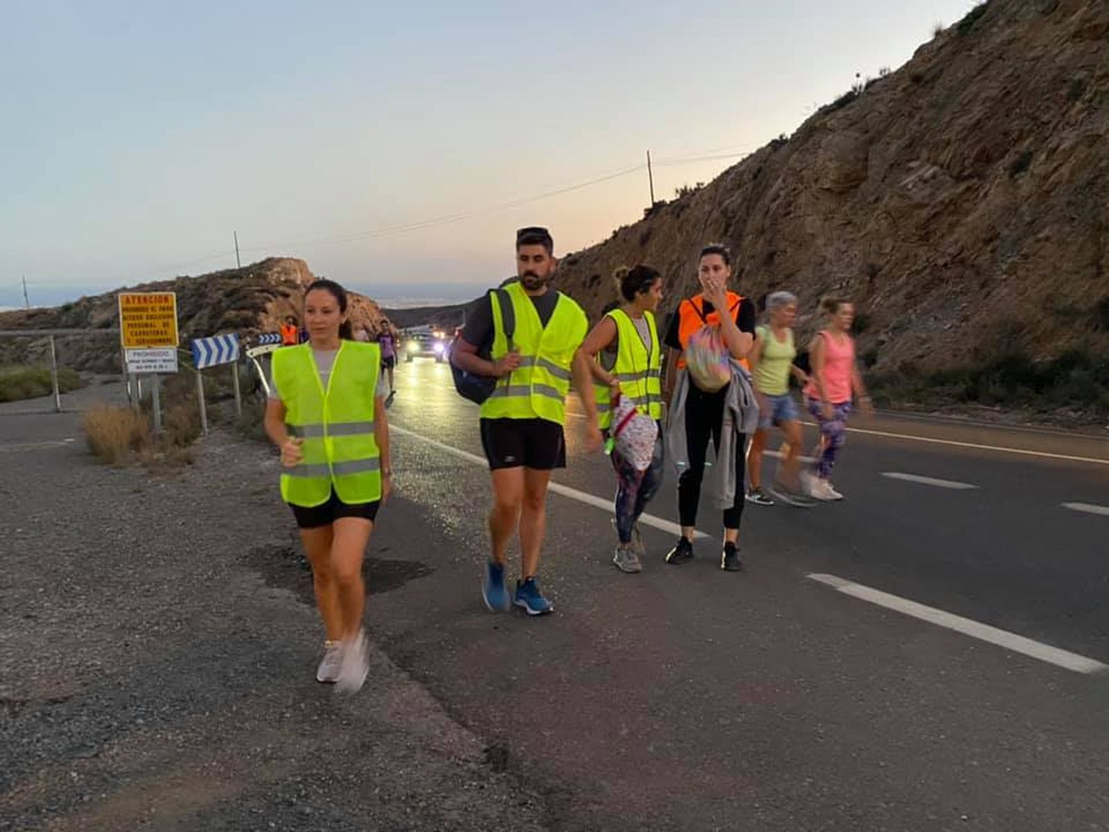 Los peregrinos llegan en mayor número desde el jueves.