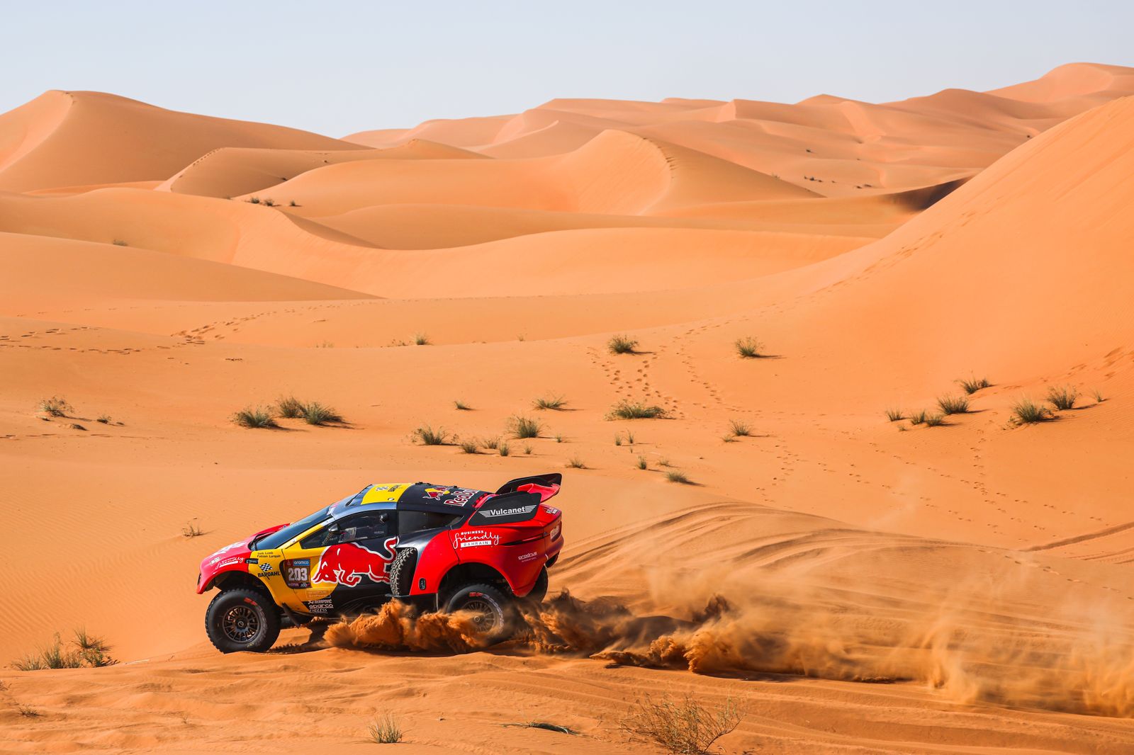 Las mejores fotos del Dakar por las dunas