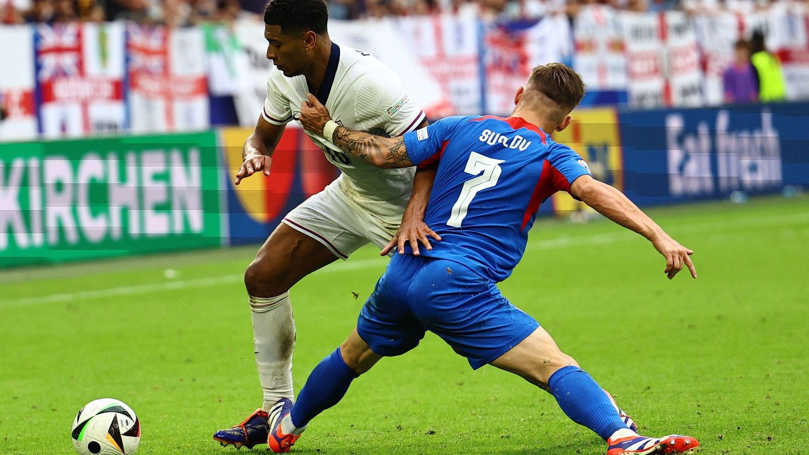 Las mejores fotos del Inglaterra-Eslovaquia