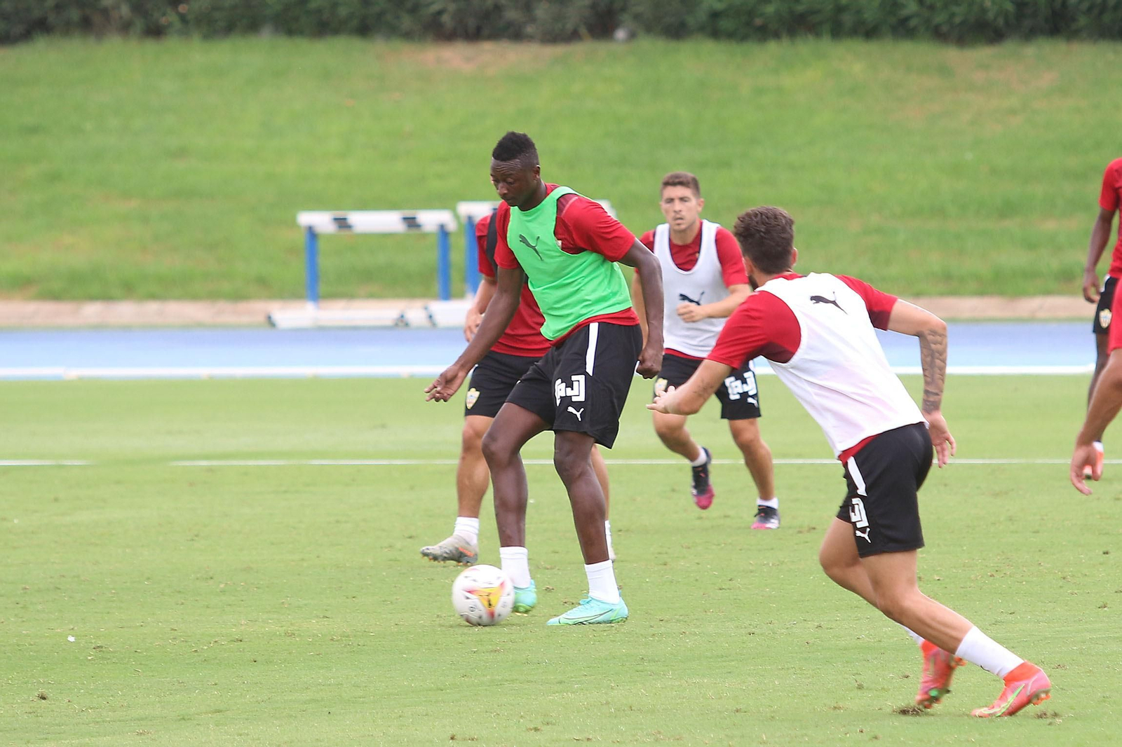 Fotogalería del entrenamiento de la UD Almería del miércoles 11 de agosto