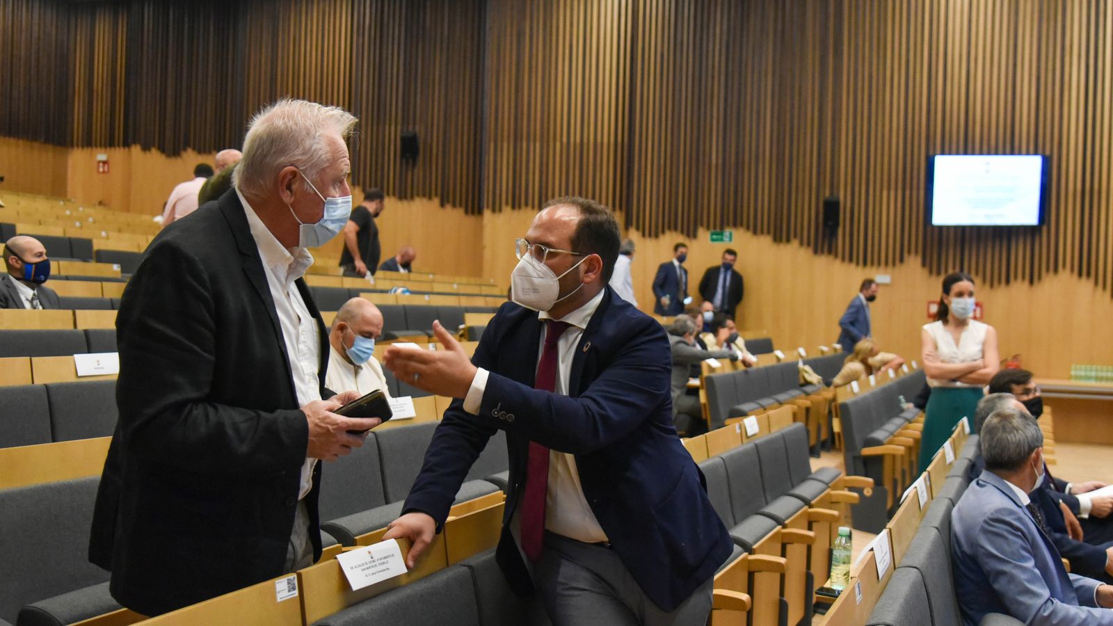 Fotos de la reunión del secretario de estado para la UE y los aalcaldes del Campo de Gibraltar