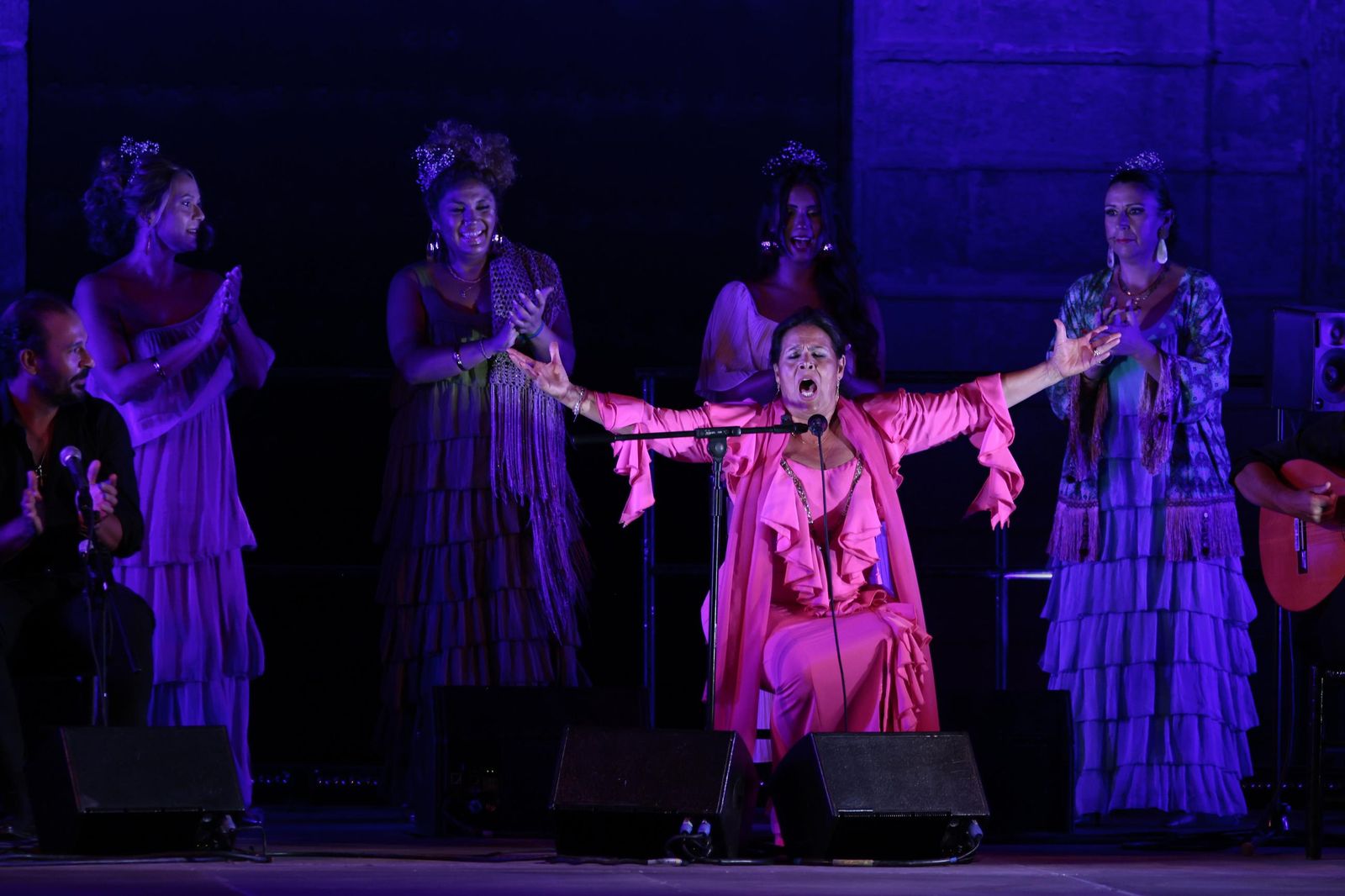 Las imágenes del recital de Aurora Vargas en la Bienal