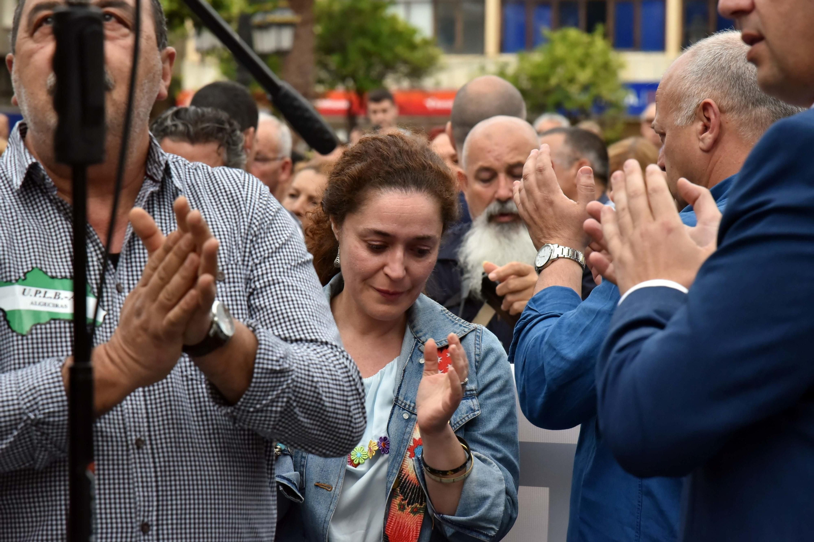 Las imágenes de la manifestación en la Plaza Alta de Algeciras