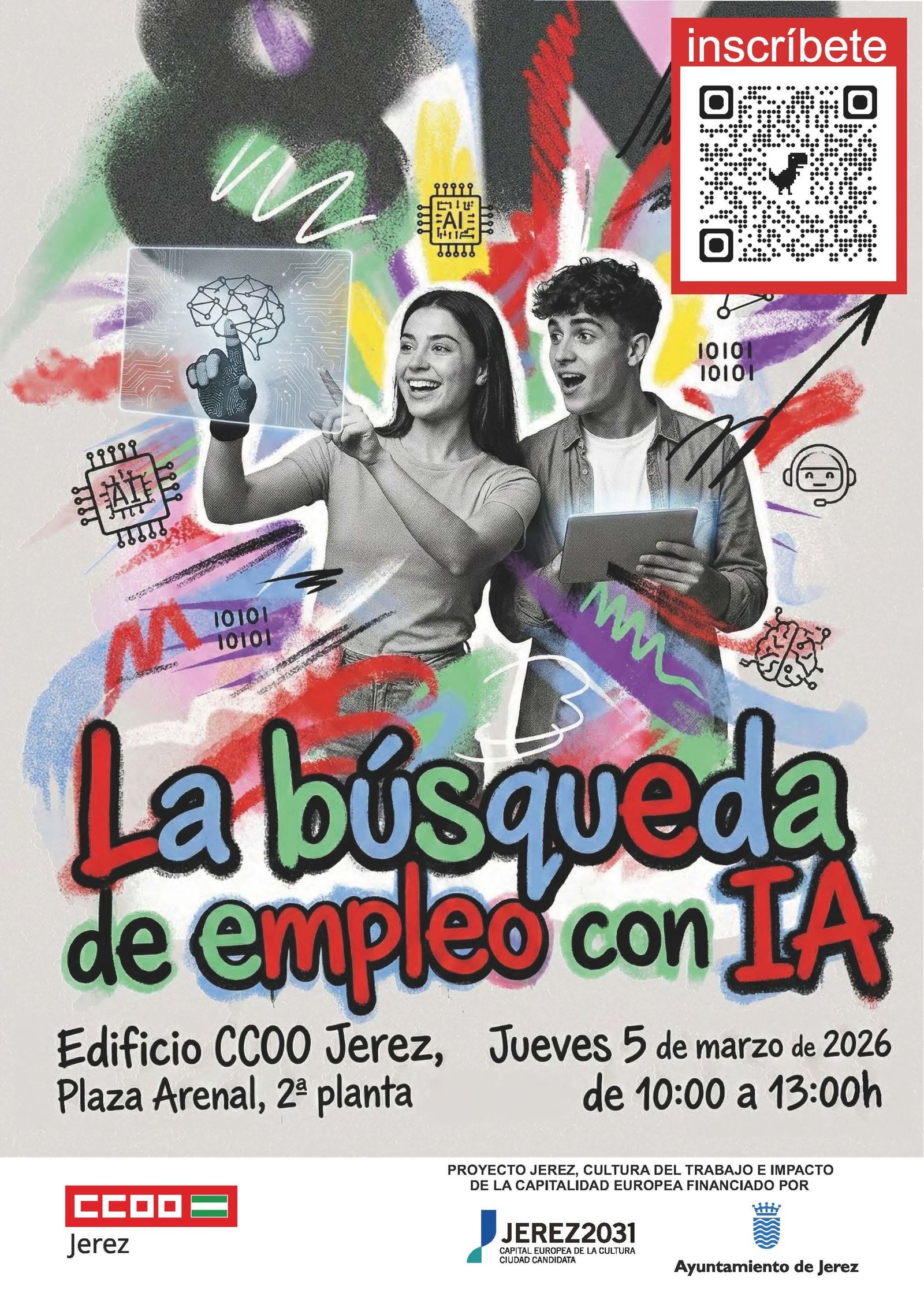 La primera sesión, este jueves 5, sobre “La búsqueda de empleo y la Inteligencia Artificial”.