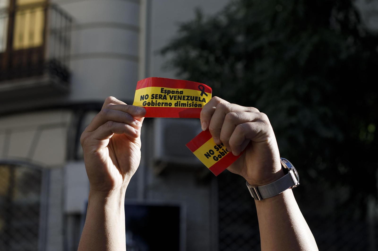 Fotos: Tensión en la Plaza de Derecho de Granada ante la presencia de Vito Quiles