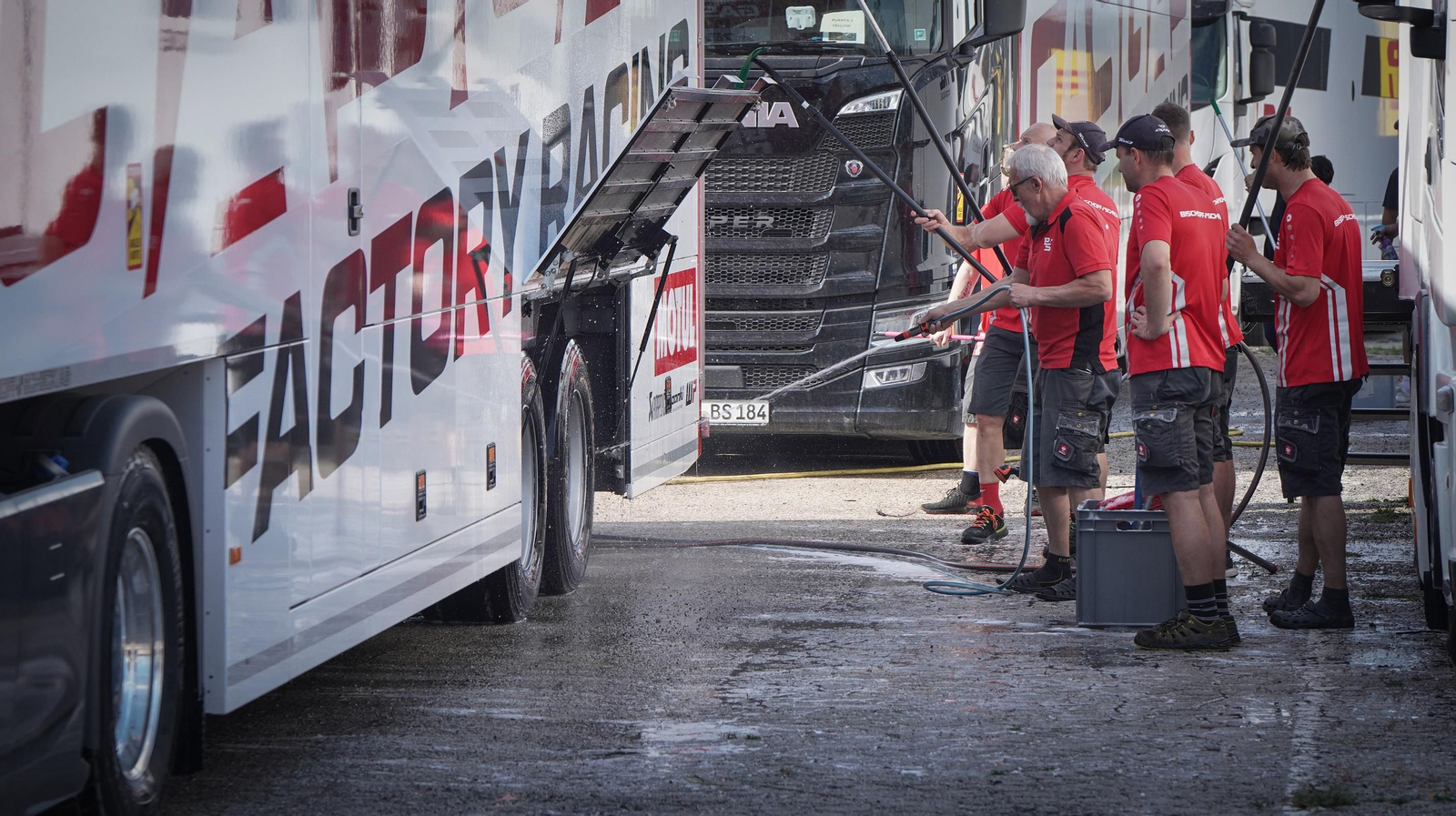 Imágenes de los preparativos para el Mundial Moto GP 2024