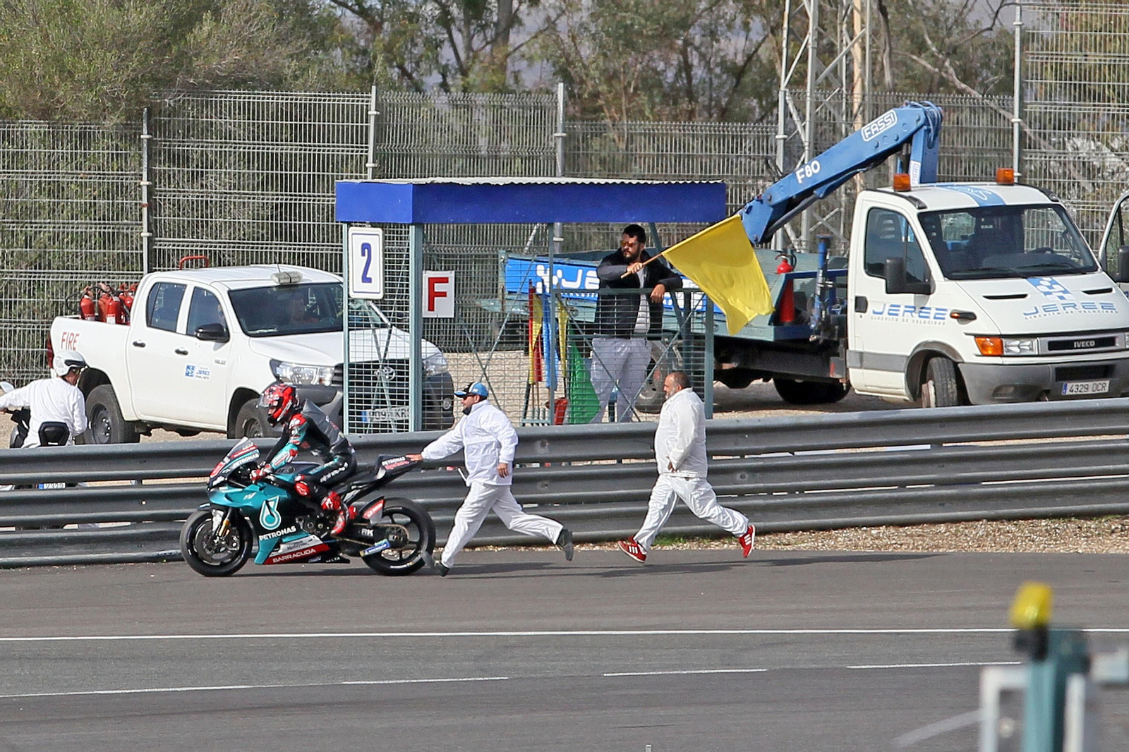 Primer día de los equipos de MotoGP en Jerez
