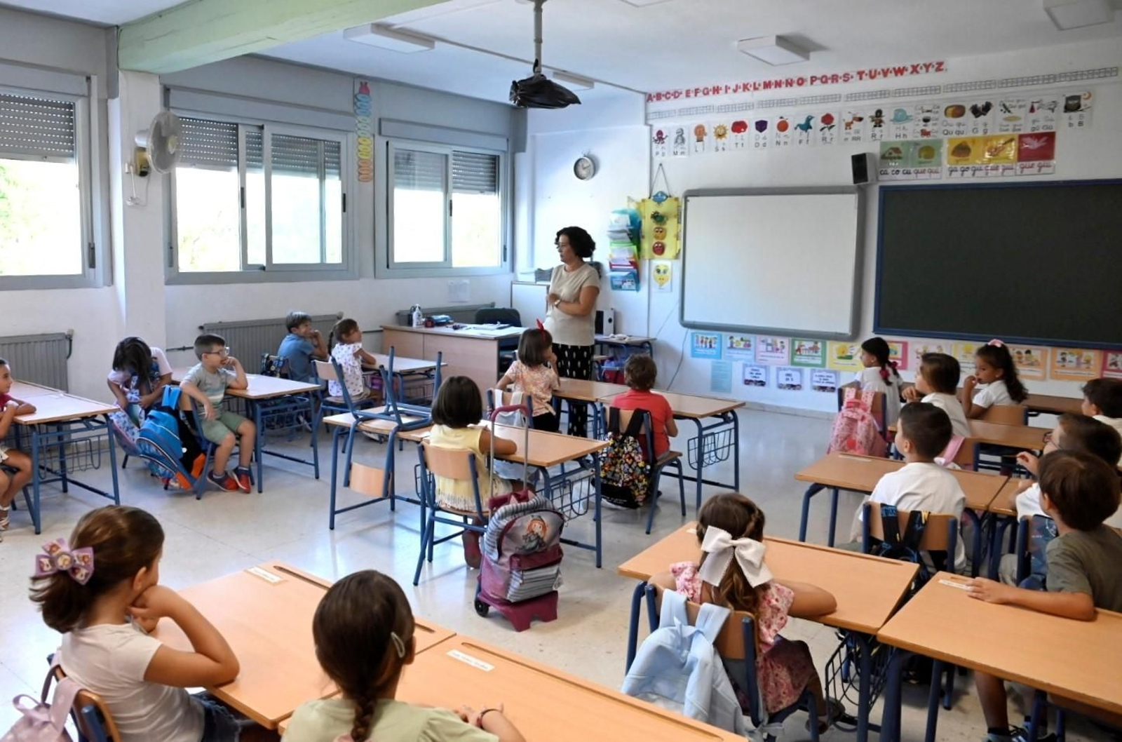 Vuelta al cole en 2024 en el colegio Eduardo Lucena
