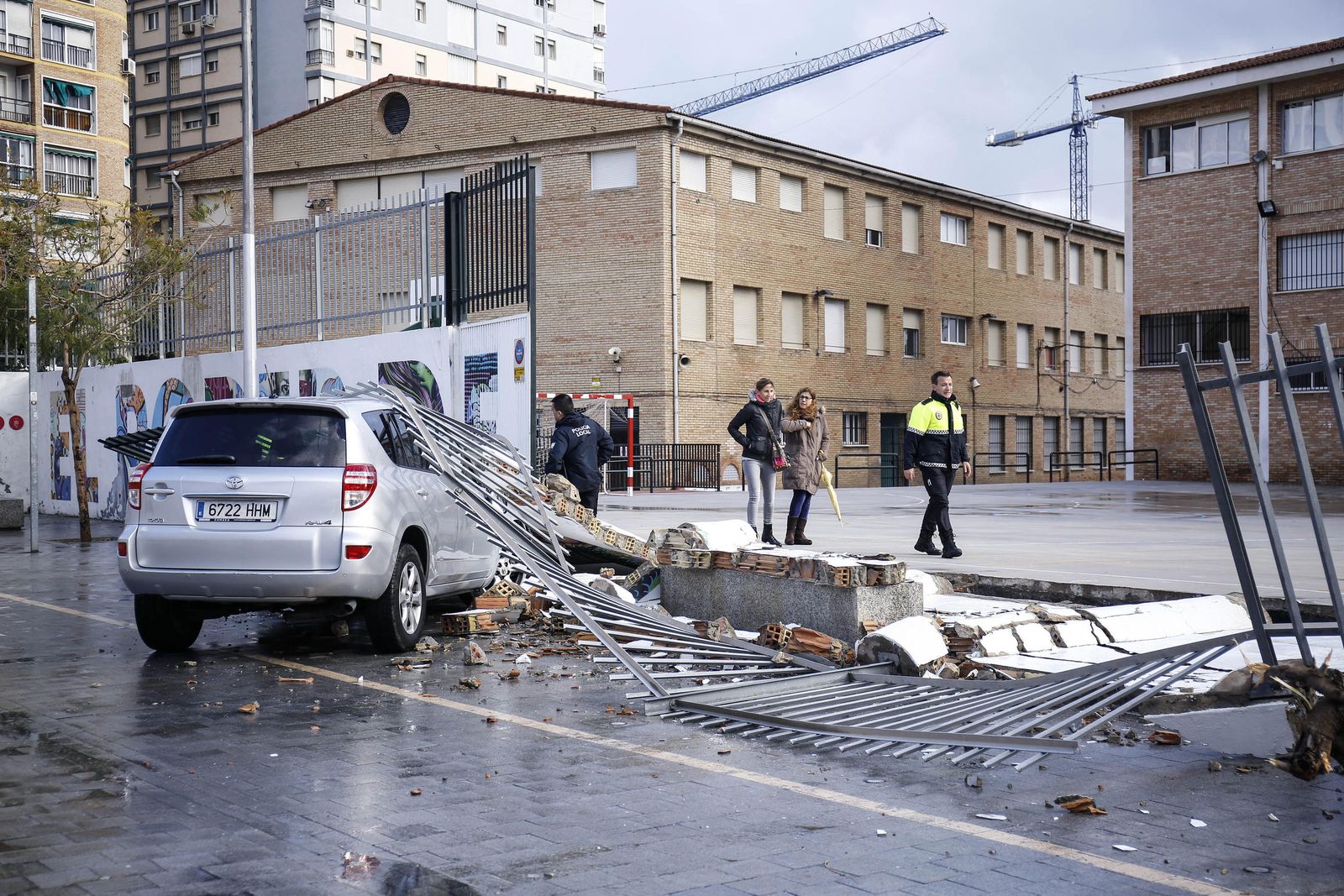 El temporal en Málaga, en imágenes