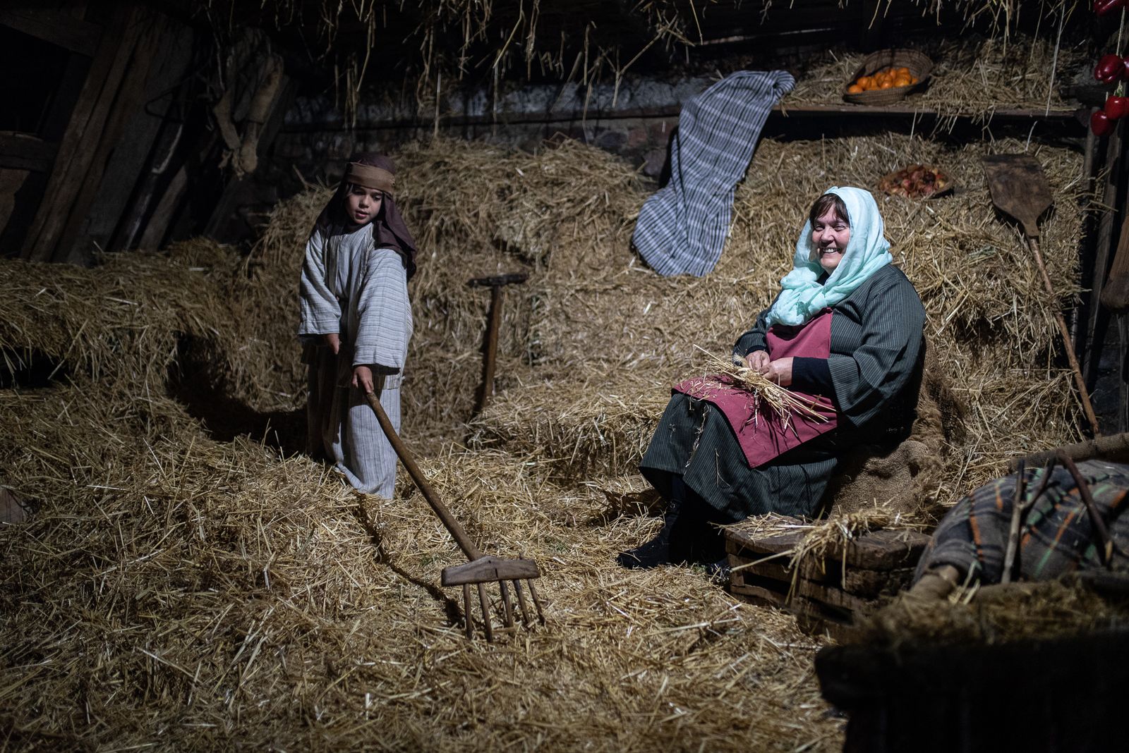 Imágenes: Una visita al Belén viviente de Puerto Moral
