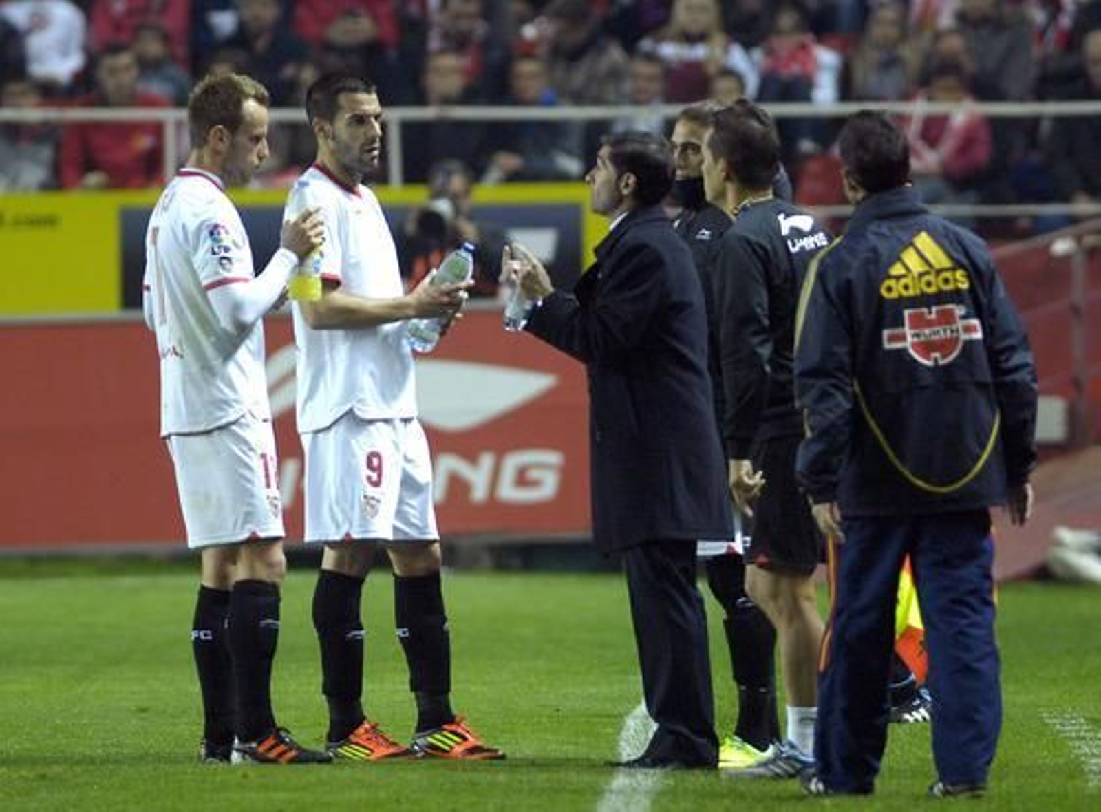 El Sevilla gana con autoridad al Getafe en el Sánchez Pizjuán. / Manuel Gómez