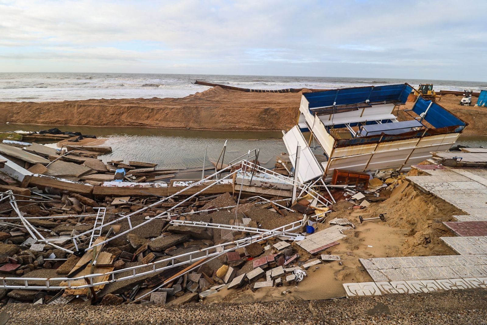 Fotografías de las zonas más perjudicadas de Matalascañas tras los últimos temporales