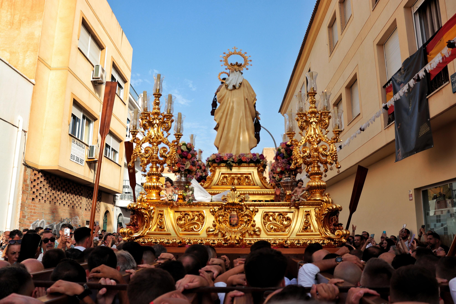 La Virgen del Carmen de Huelin, en fotos