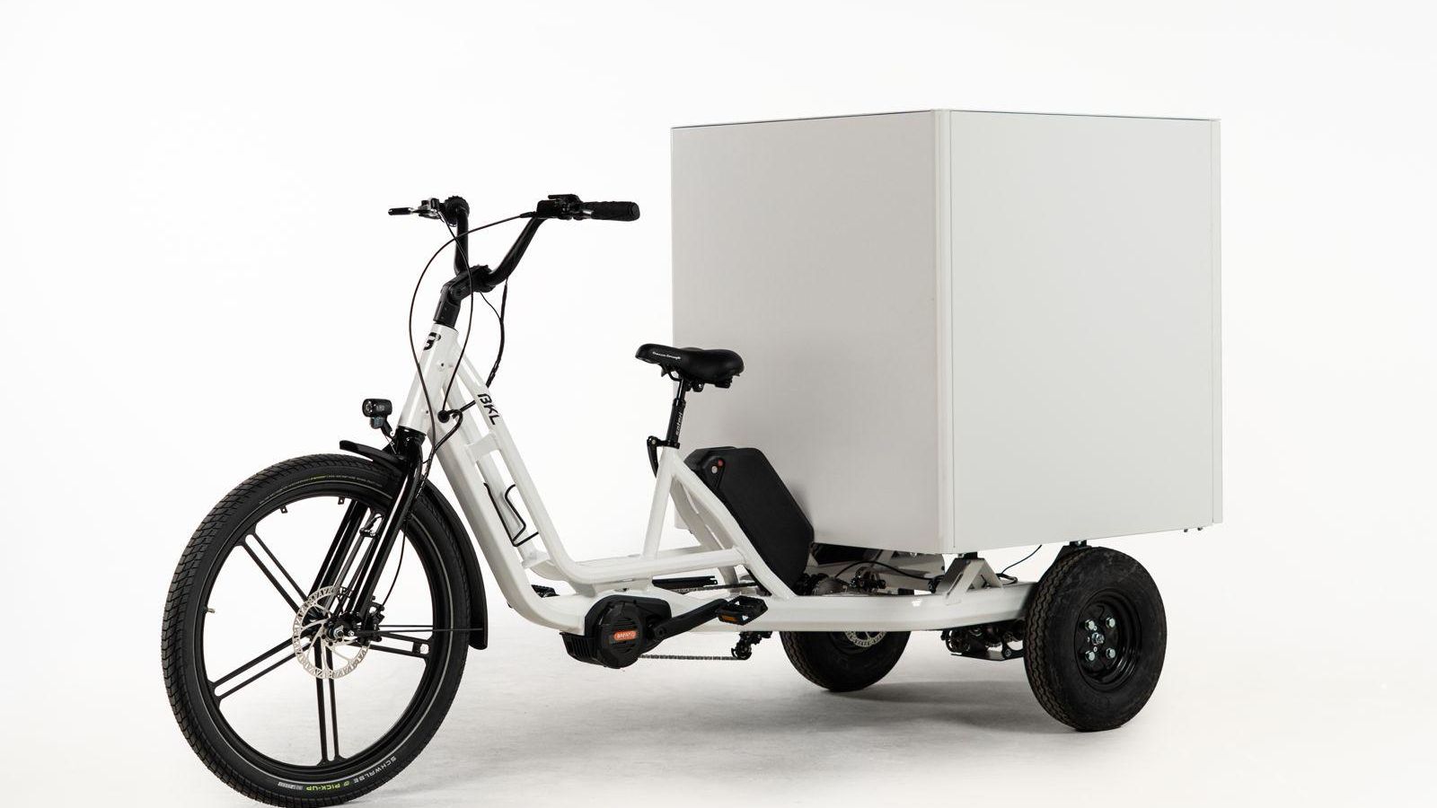 Uno de los vehículos de reparto de última milla diseñados y fabricados por BKL.