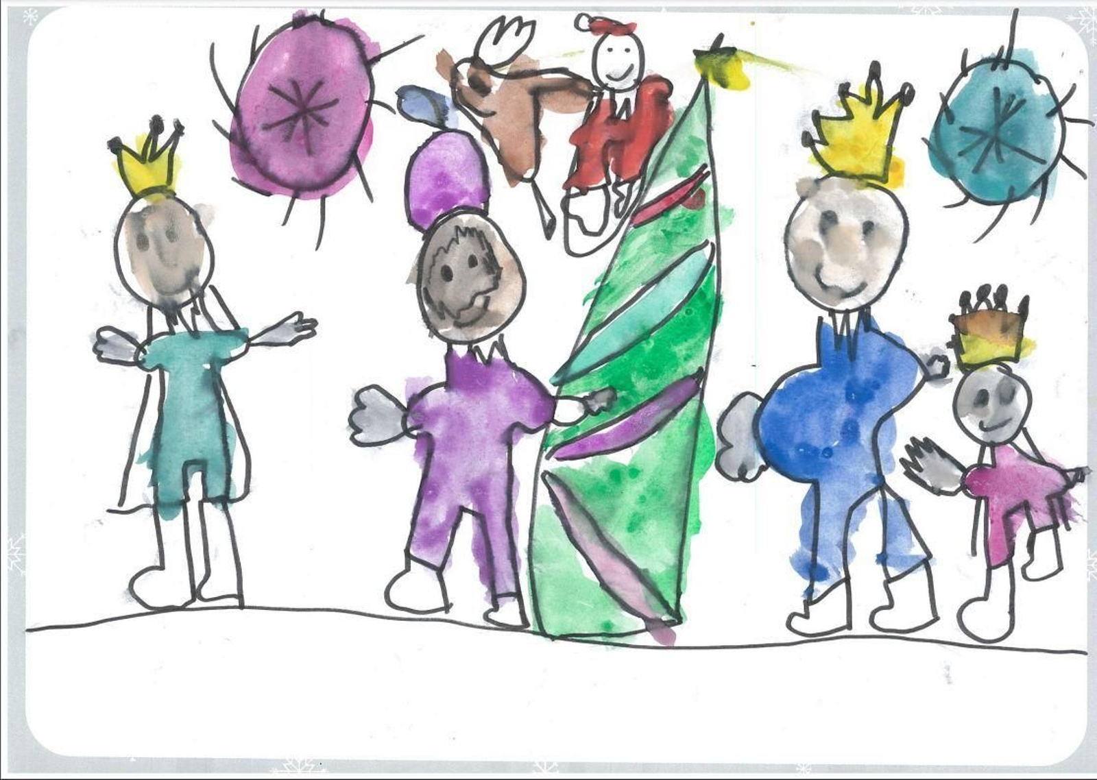 Dibujos ganadores del Concurso Escolar 'Dibuja y pinta la Navidad 2021'