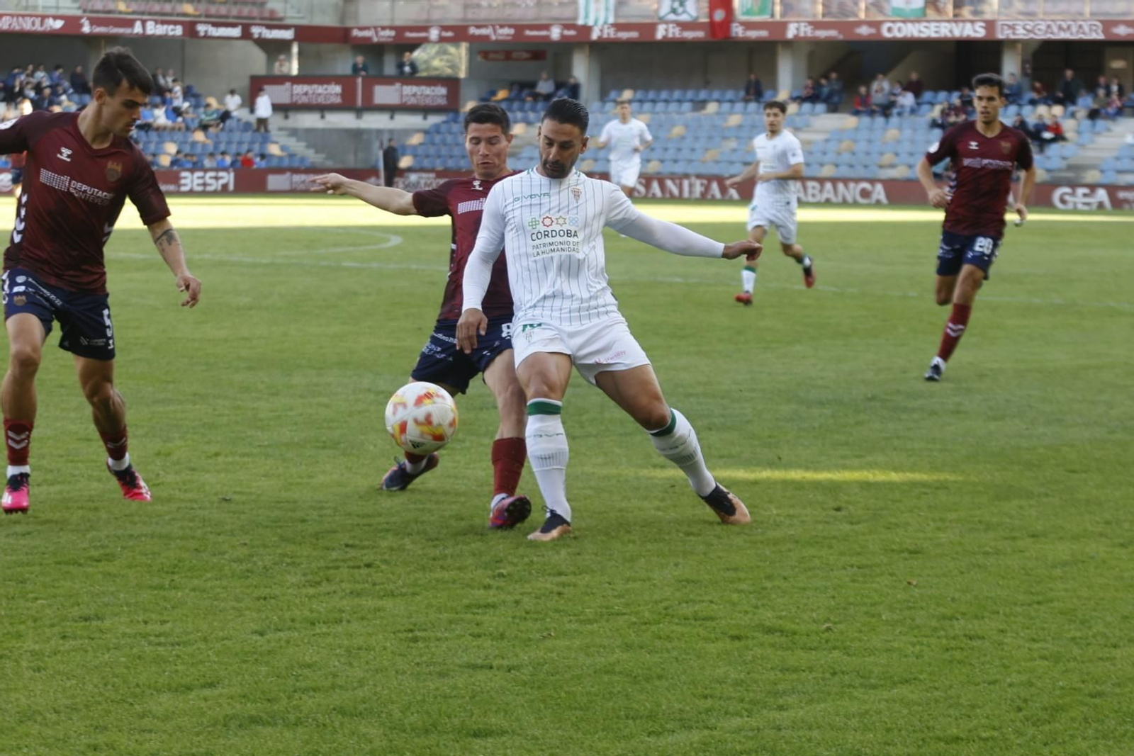 La derrota del Córdoba CF en Pontevedra, en imágenes
