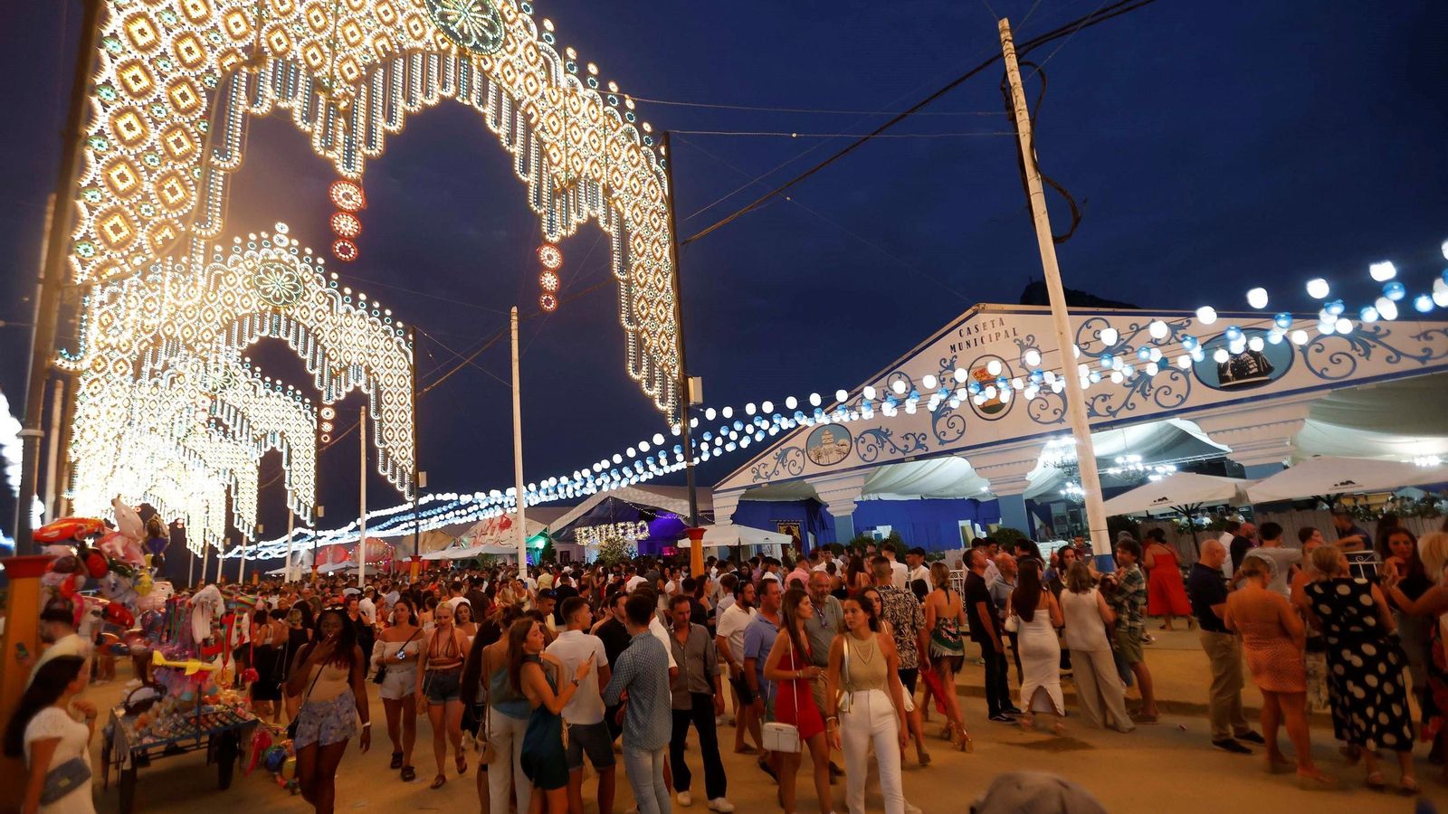 Ambiente en la Feria de La Línea 2023.