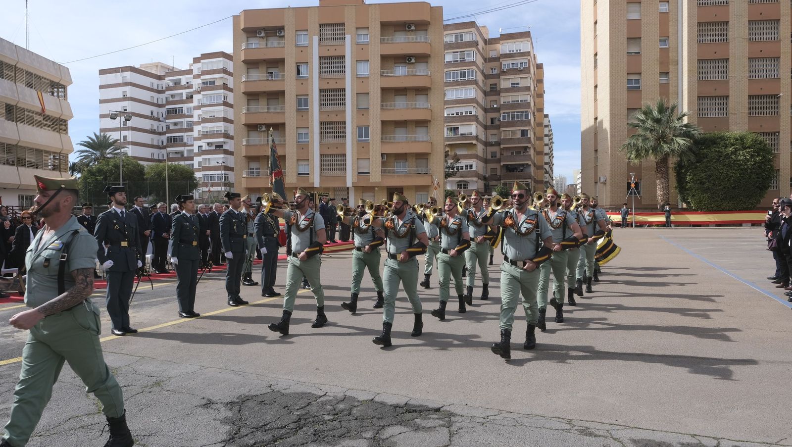 Las imágenes de la toma de posesión del nuevo coronel jefe de la Guardia Civil de Almería