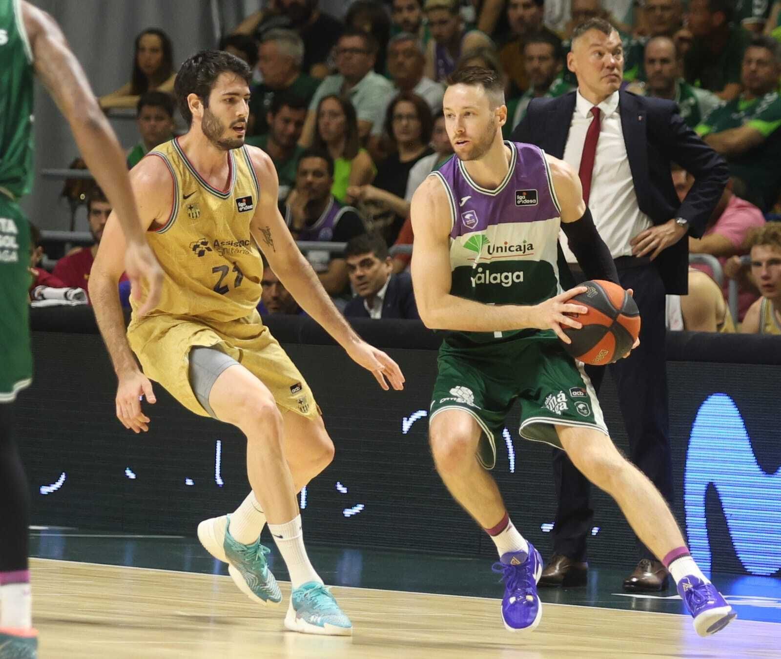 El Unicaja-Barcelona, en fotos