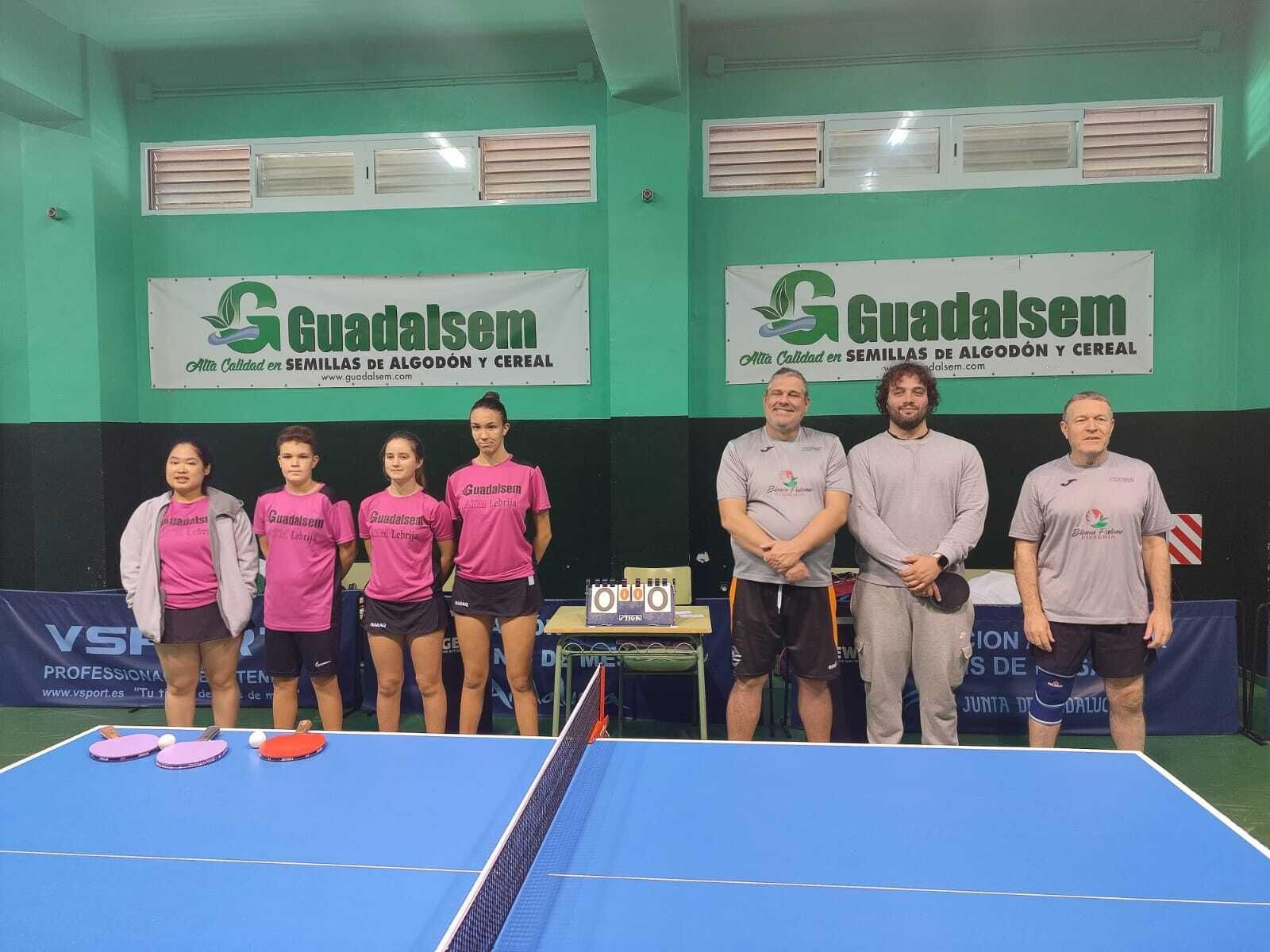 Nueva victoria del equipo del Club Deportivo El Puerto Tenis de Mesa.