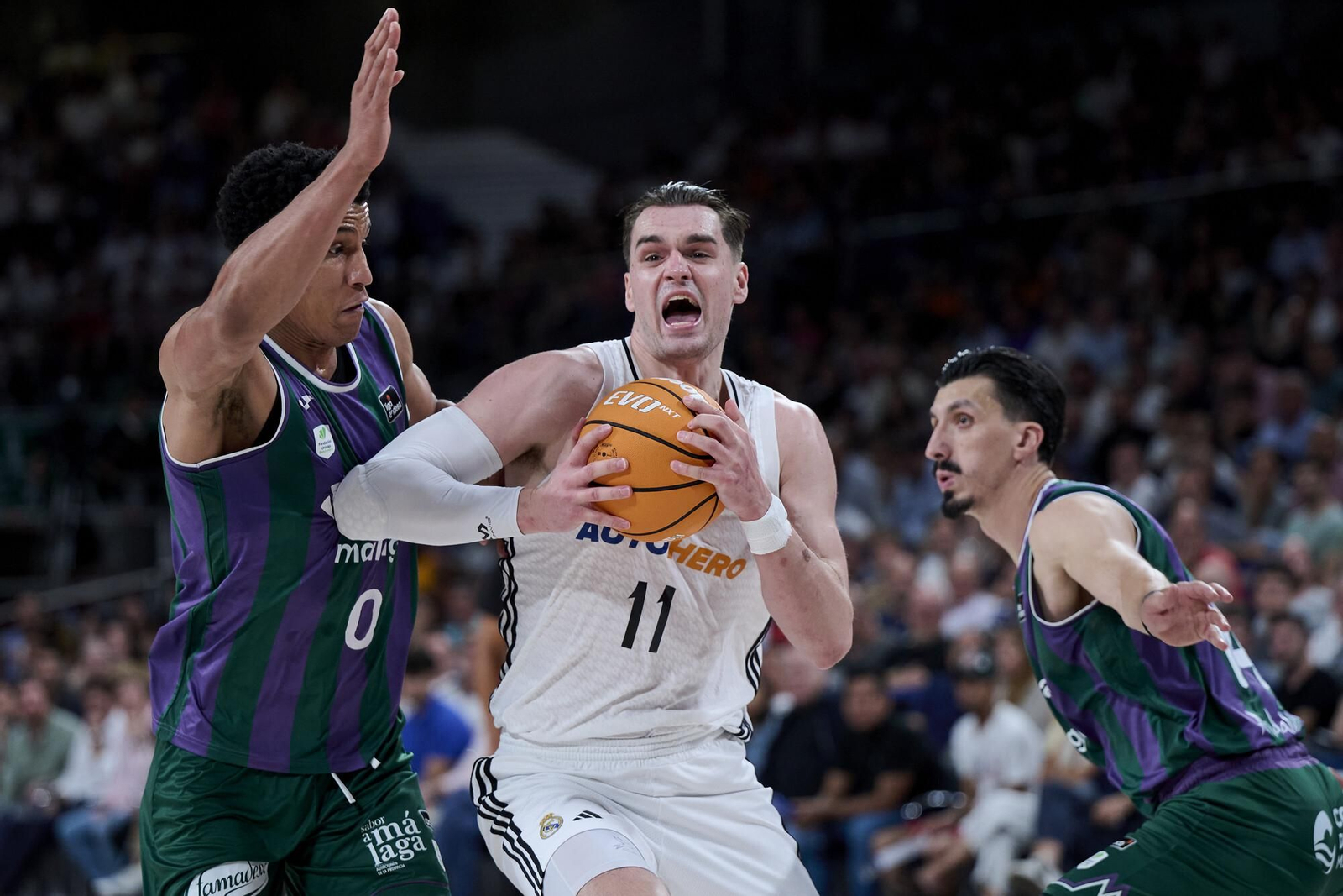El Real Madrid-Unicaja en fotos