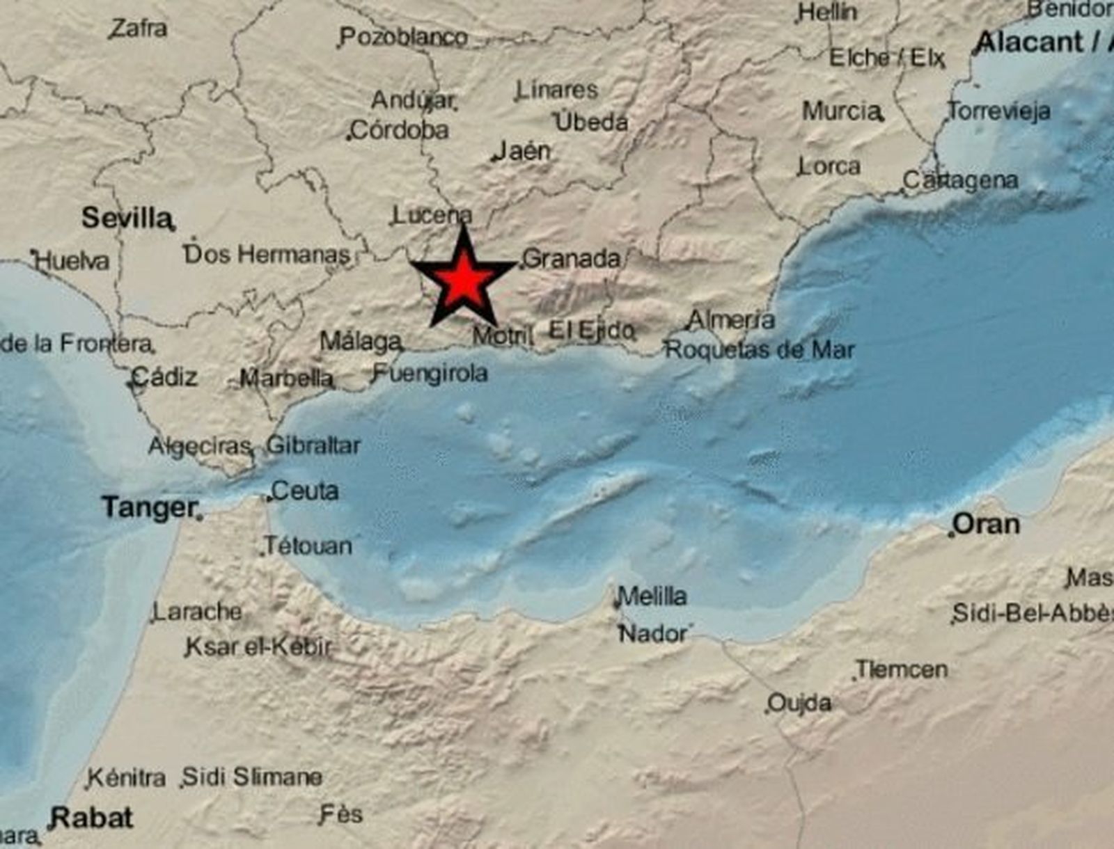 Registrado un terremoto  de 3,4 grados  en Moraleda de Zafayona.