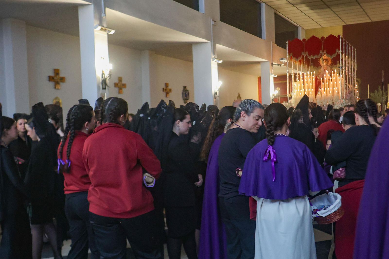 Así vivió la Hermandad de la Sagrada Lanzada la suspensión de su Estación de Penitencia 2025