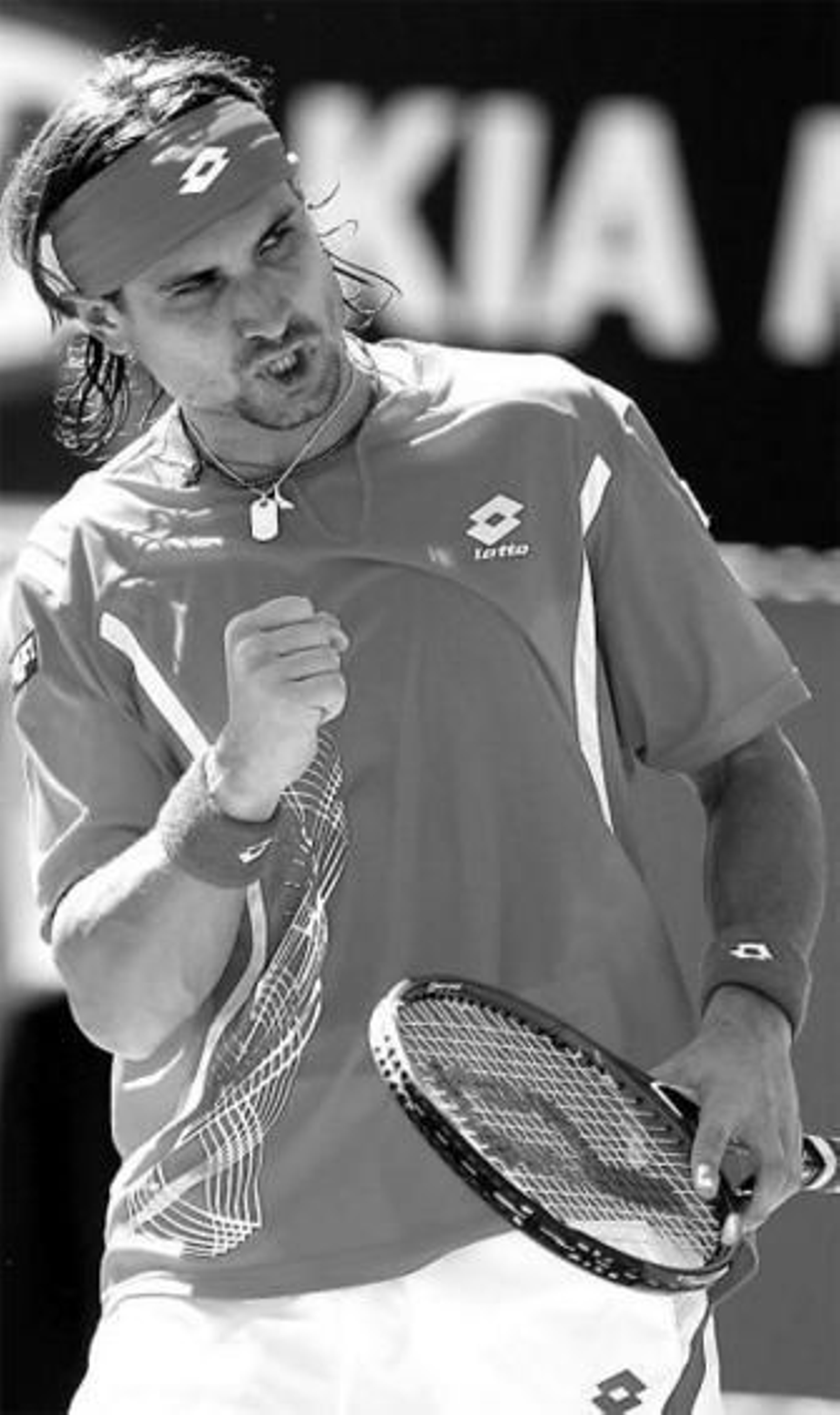 David Ferrer le dio un soberano repaso al galo Roger-Vasselin.