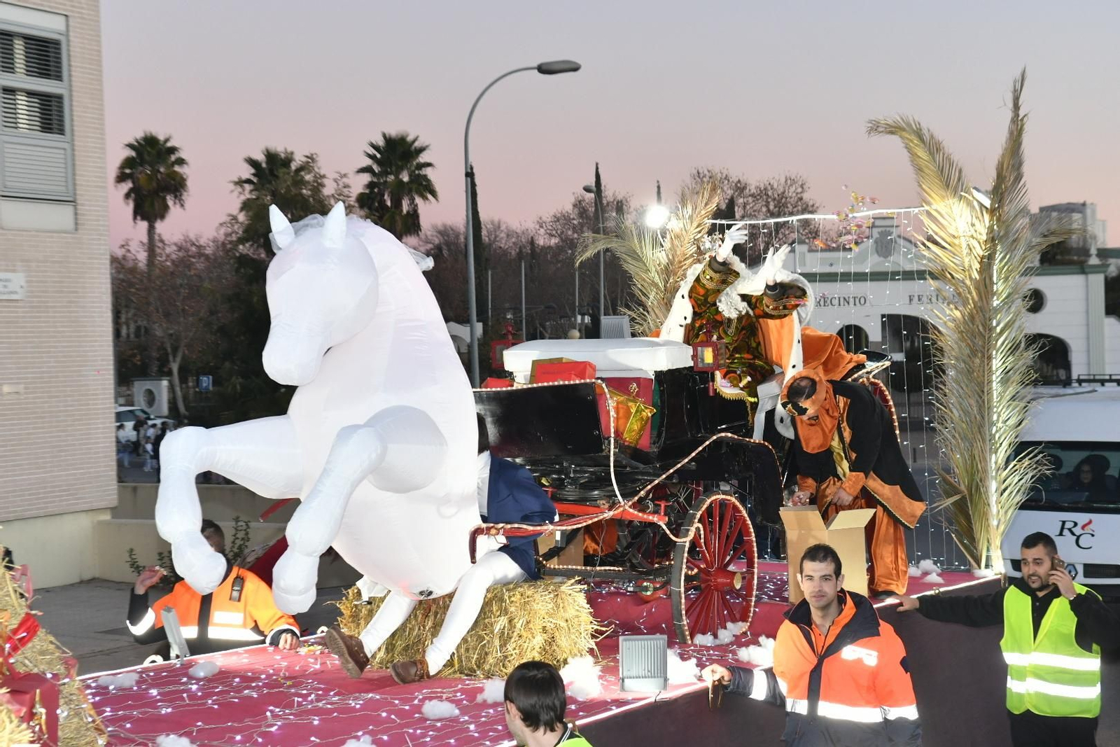 La visita de los Reyes Magos a la provincia