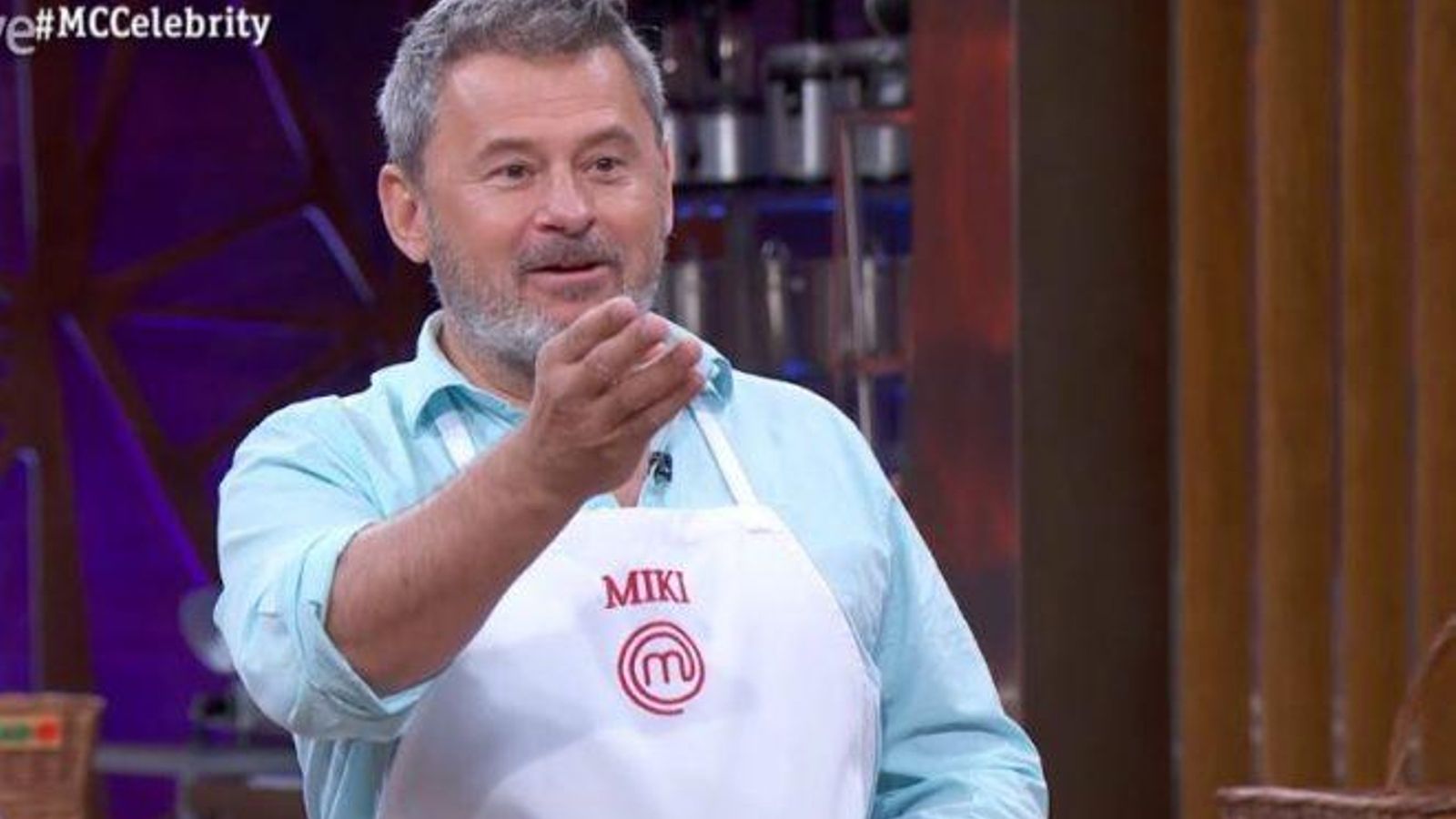 Miki Nadal en 'MasterChef Celebrity', que ganó junto a Juanma Castaño