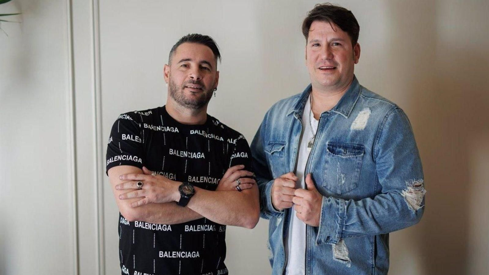 El dúo Andy y Lucas en una foto promocional de su 20º aniversario