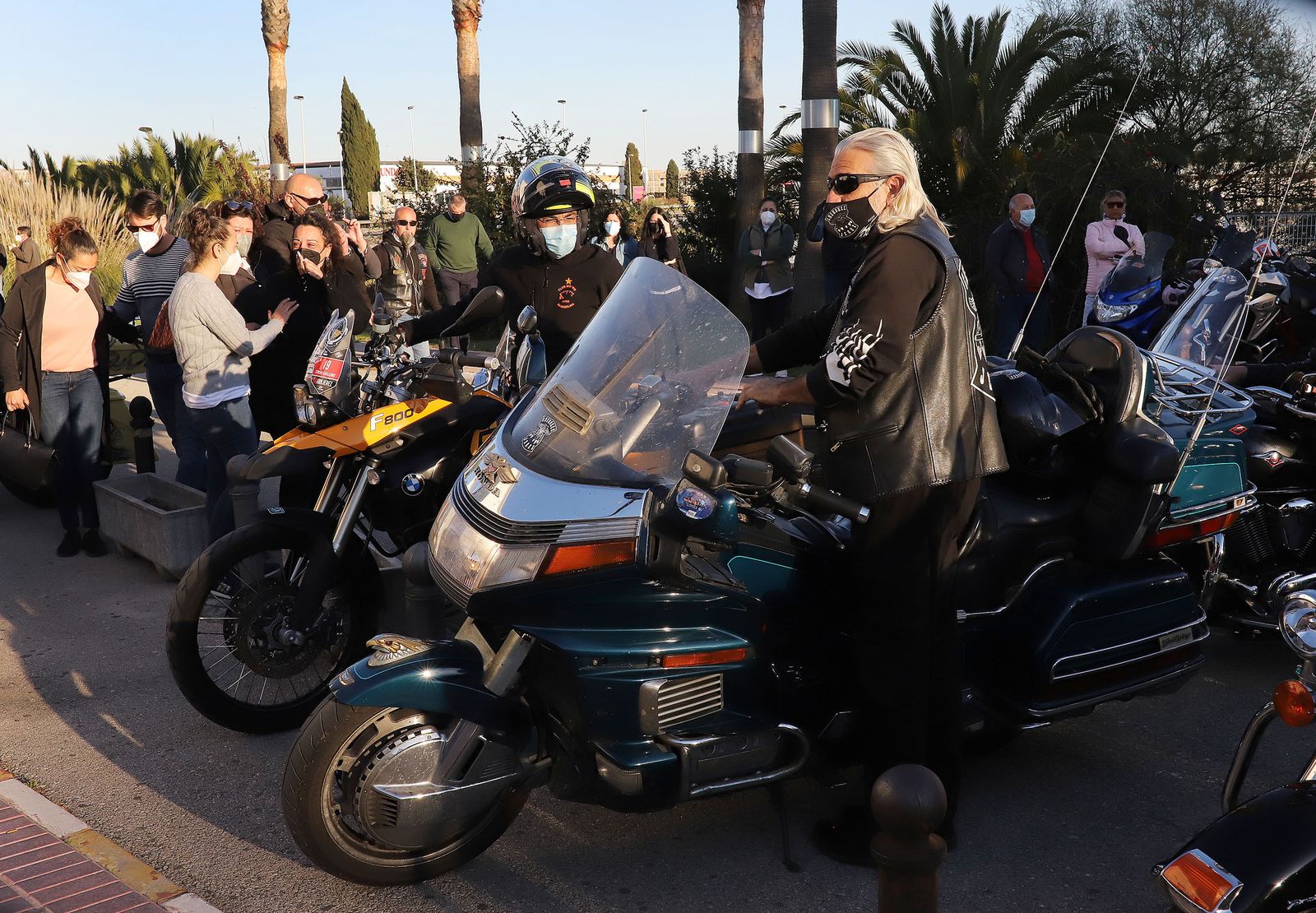 Caravana motera en homenaje a Carlos Ruiz