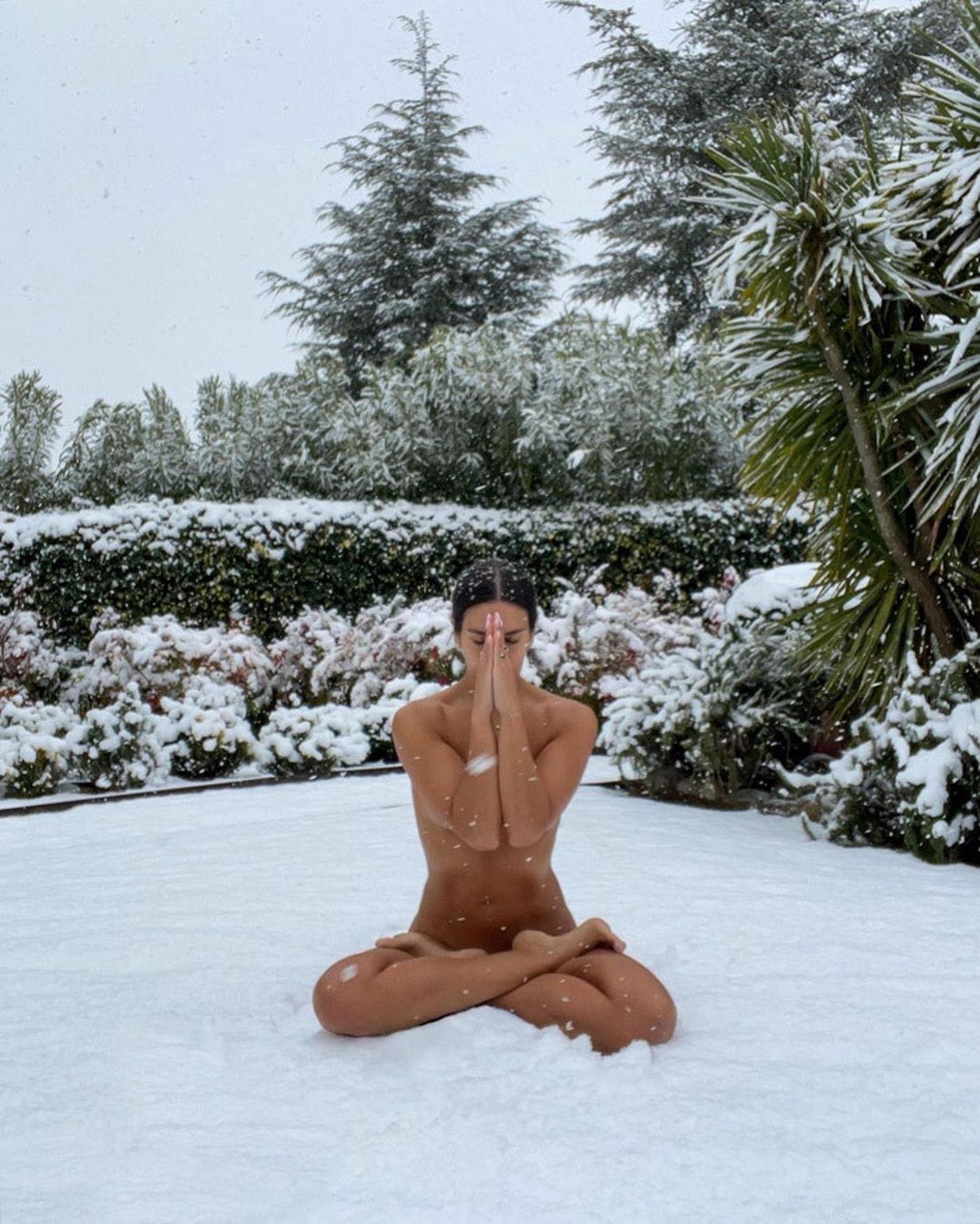 Pedroche en su posado en instagram