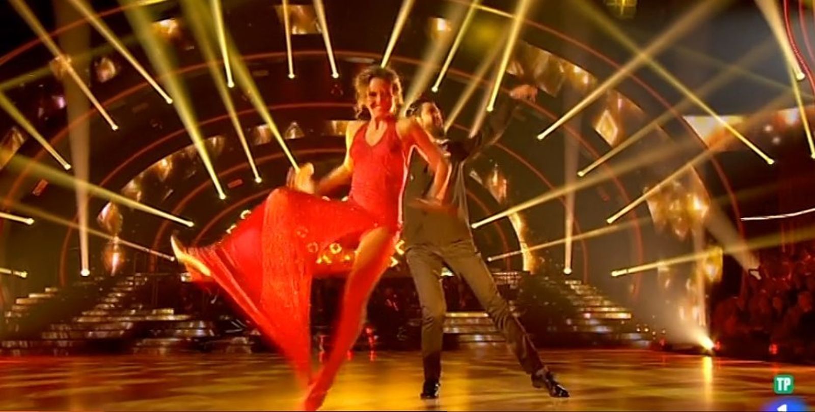 Un momento de la actuación de Mireya y Manu Sánchez