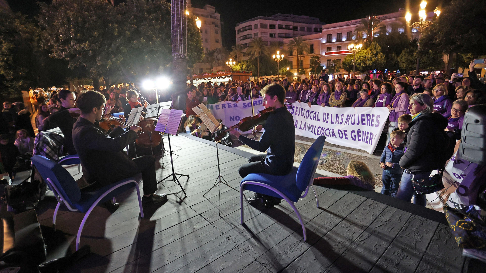 Manifestación en Jerez contra las Violencias Machistas