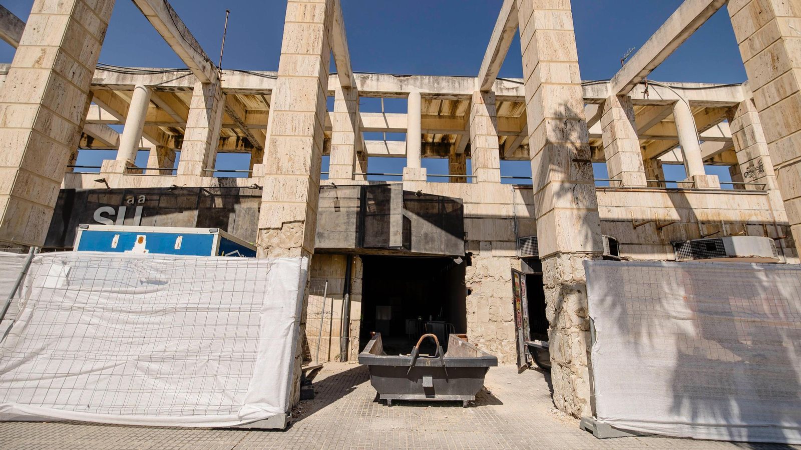 Otra imagen de los trabajos que ya han comenzado.