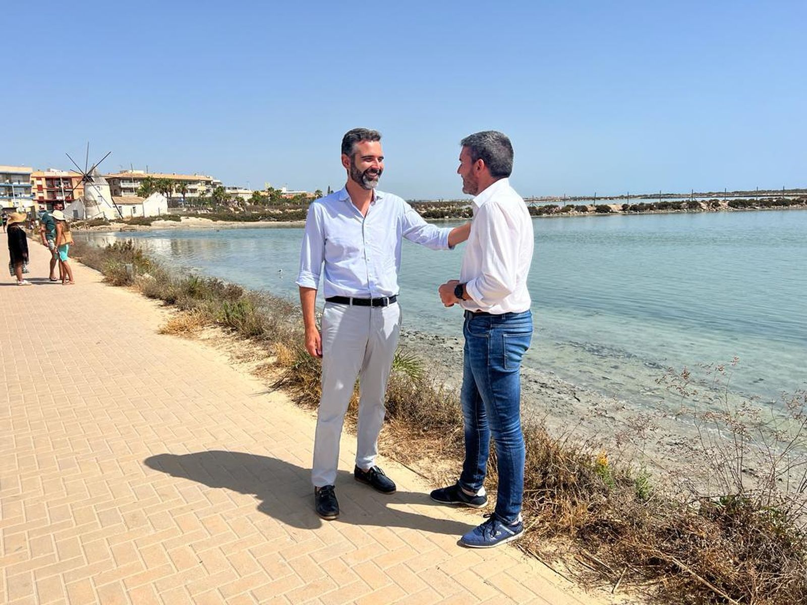 Fernández-Pacheco, junto a Luengo.