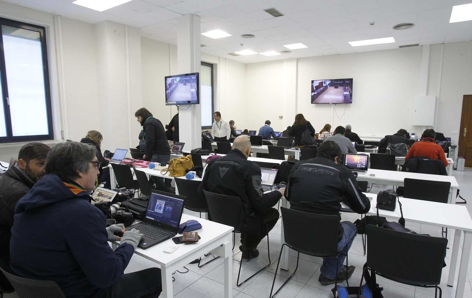 Primera sesión del juicio de los ERE