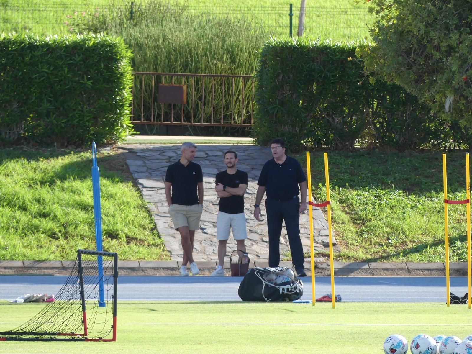 Pablo Piatti, que reside en Aguadulce, se ha pasado a ver el entremiento y saludar a viejos amigos