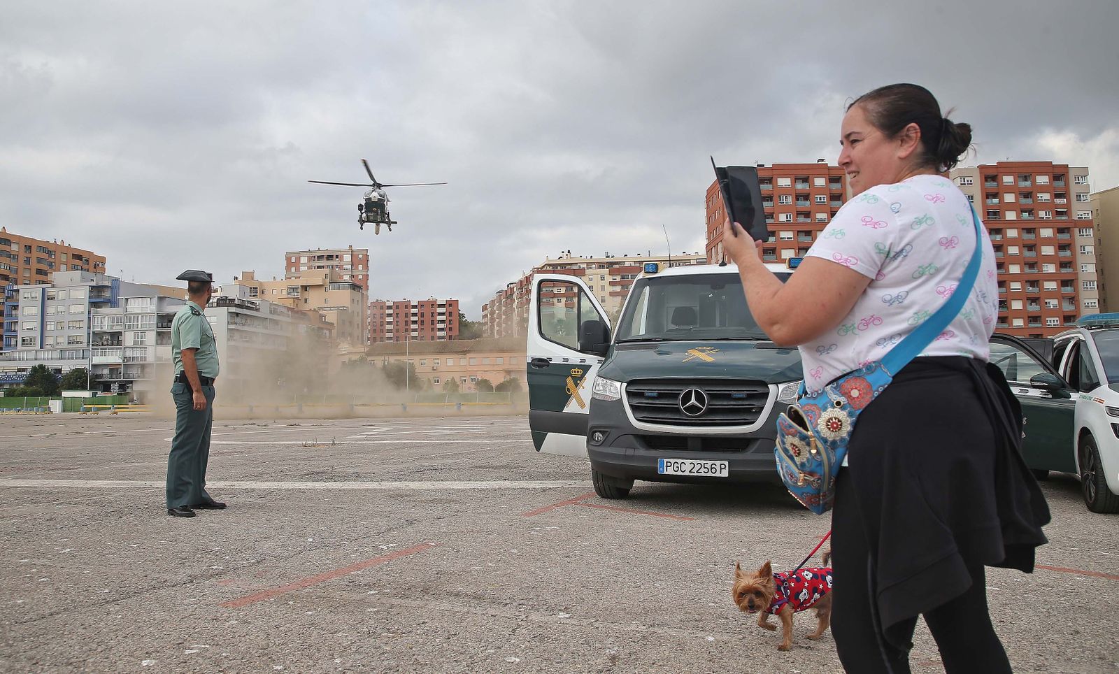 Fotos de la exhibición de medios de la Guardia Civil en el Llano Amarillo de Algeciras