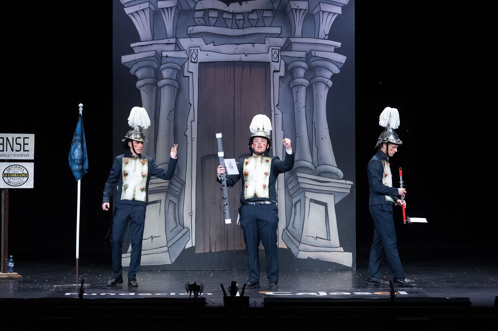 Cuarteto 'Los calaito, una mojada de toda la vida'.