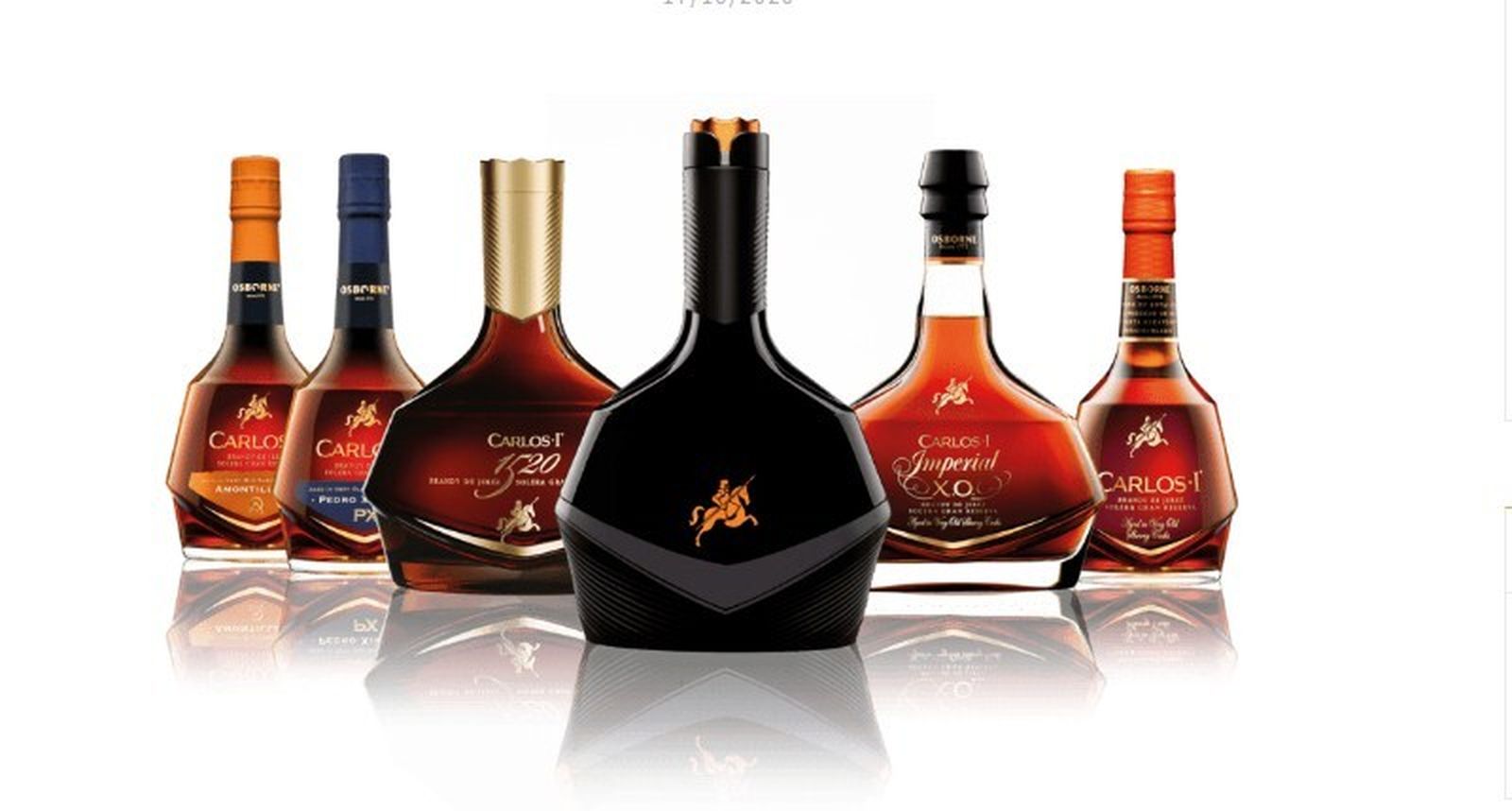Gama completa de Carlos I, Brandy de Jerez Solera Gran Reserva.