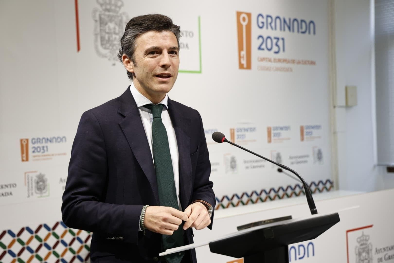 El portavoz del equipo de Gobierno en el Ayuntamiento de Granada, Jorge Saavedra
