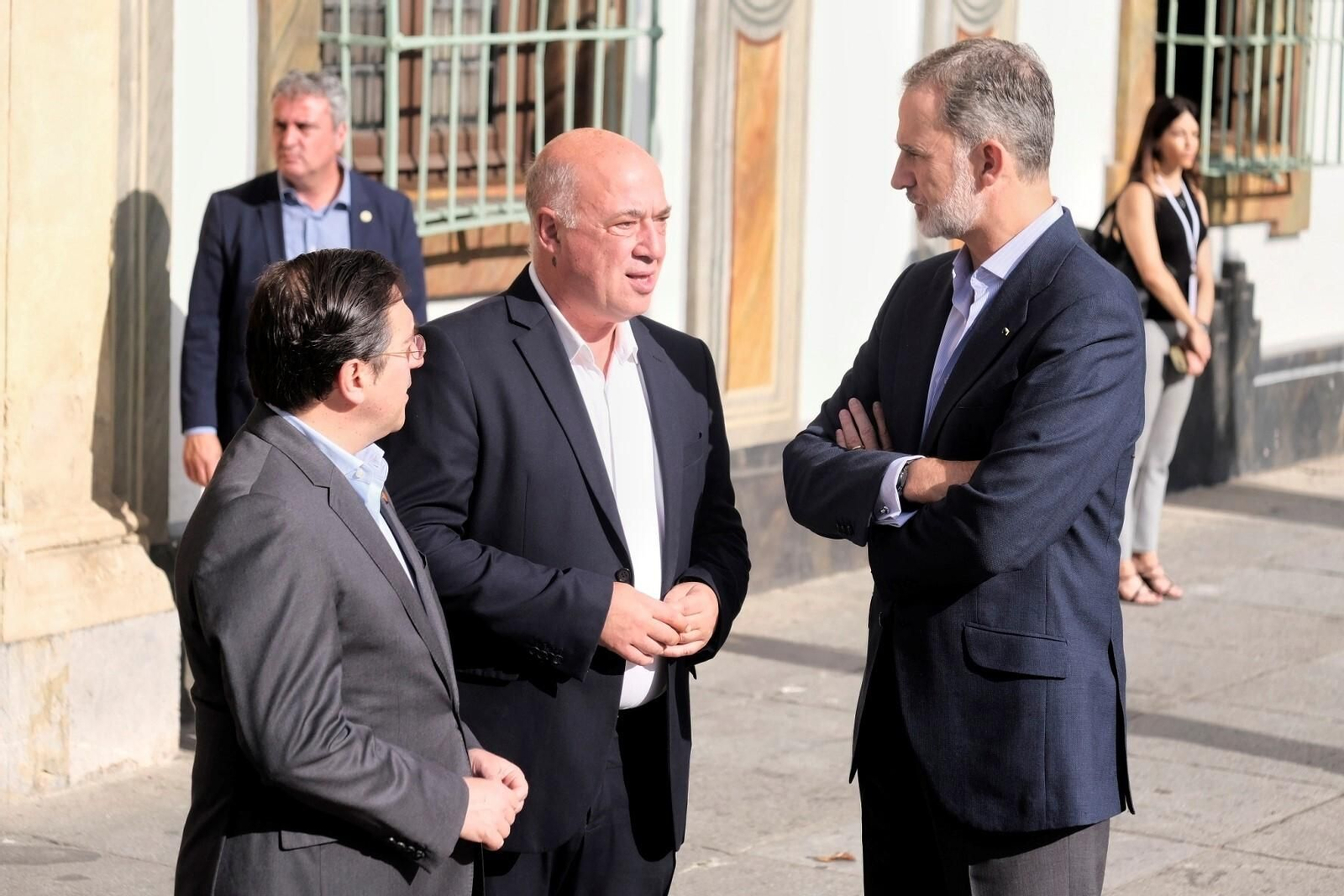 El recibimiento del Rey Felipe VI a los jefes de estado que participan en el Proceso de Áqaba en Córdoba, en fotos