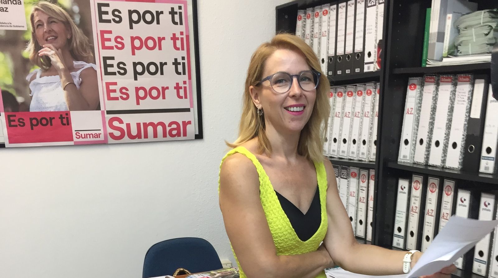 Inma Omiste detalla en Motril el plan de SUMAR para garantizar el  derecho a la vivienda