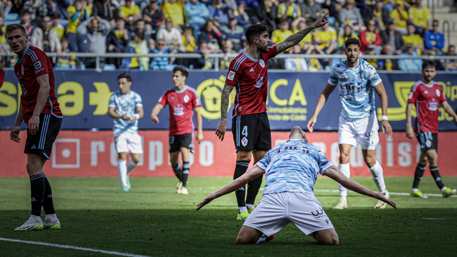 Partido de fútbol Cádiz CF - RC Celta.