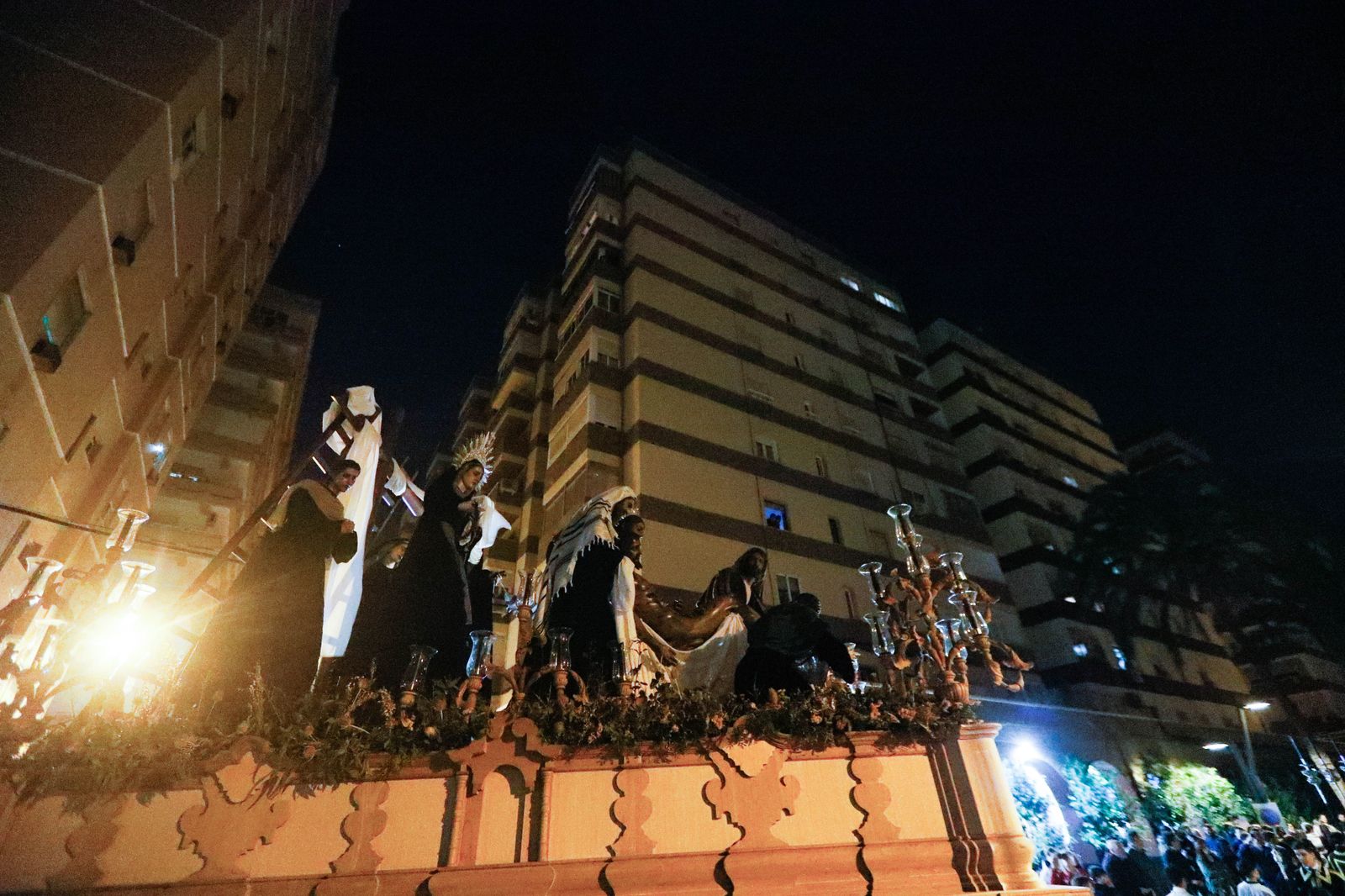 La procesión de La Caridad de Almería, en imágenes