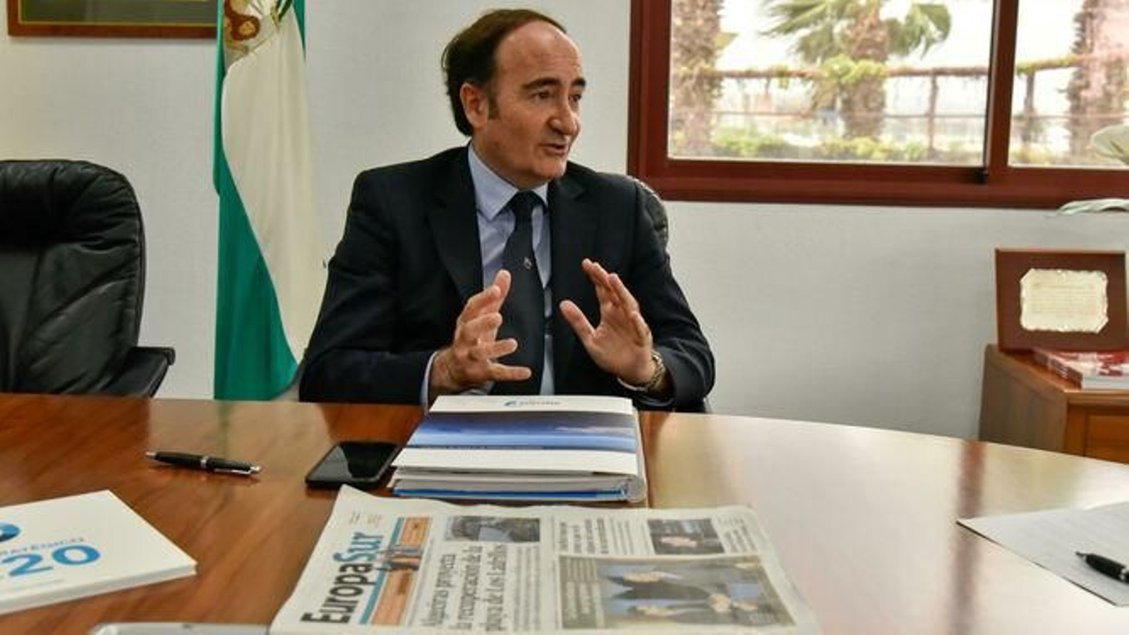Gerardo Landaluce, presidente del Puerto de Algeciras.