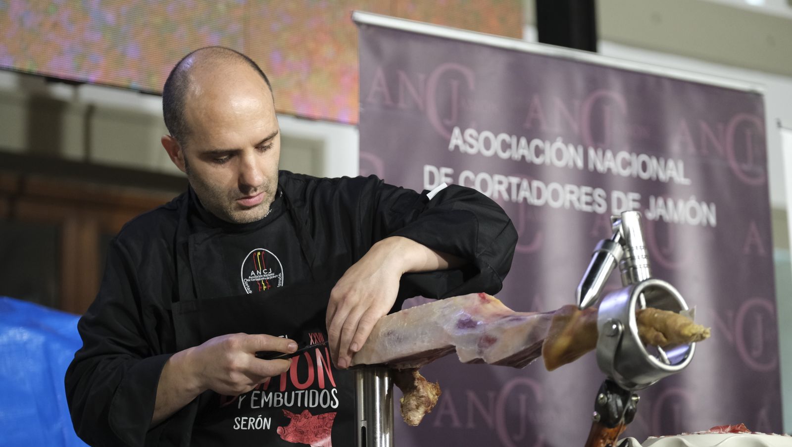 Imágenes del Concurso Nacional de Cortadores de Jamón de Serón
