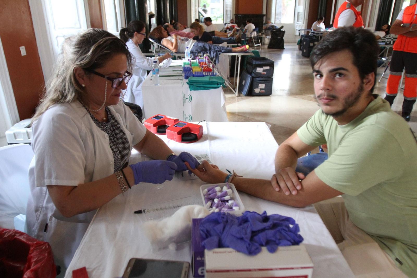 Macrocolecta de sangre en la Casa Colón
